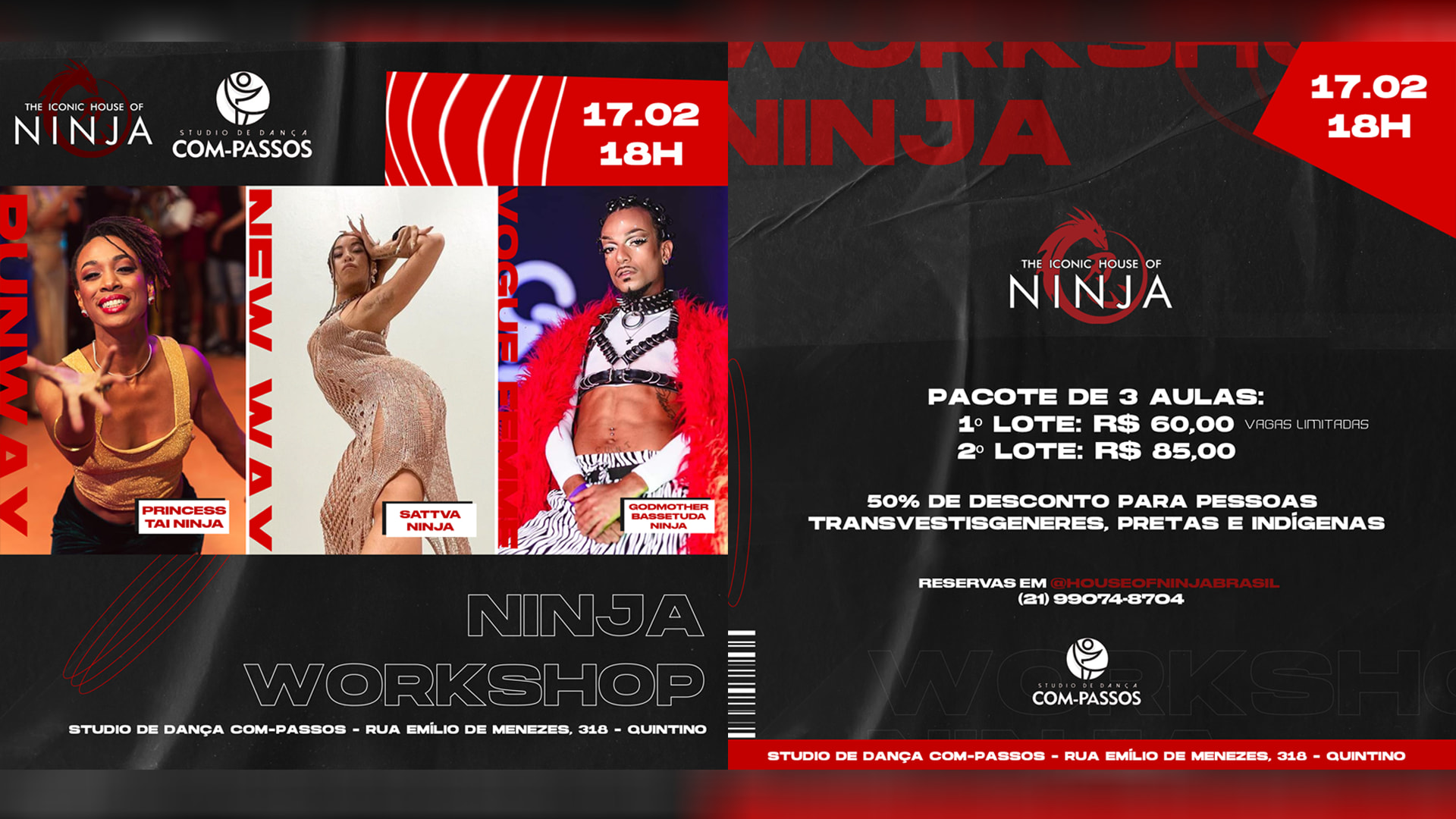 Iconic House Of Ninja - Workshops - Runway - Femme - New Way