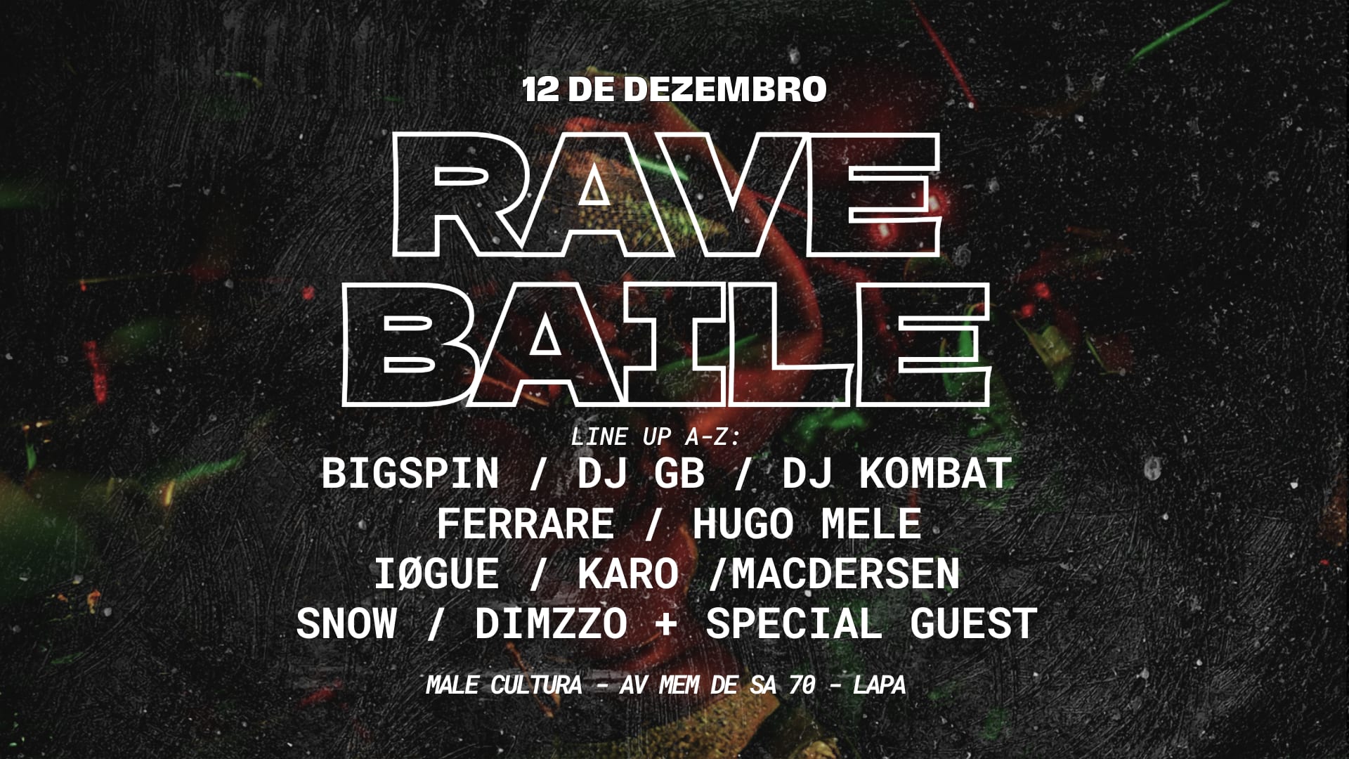 Rave Baile - Electronic Fusion X Spice Party Na Lapa