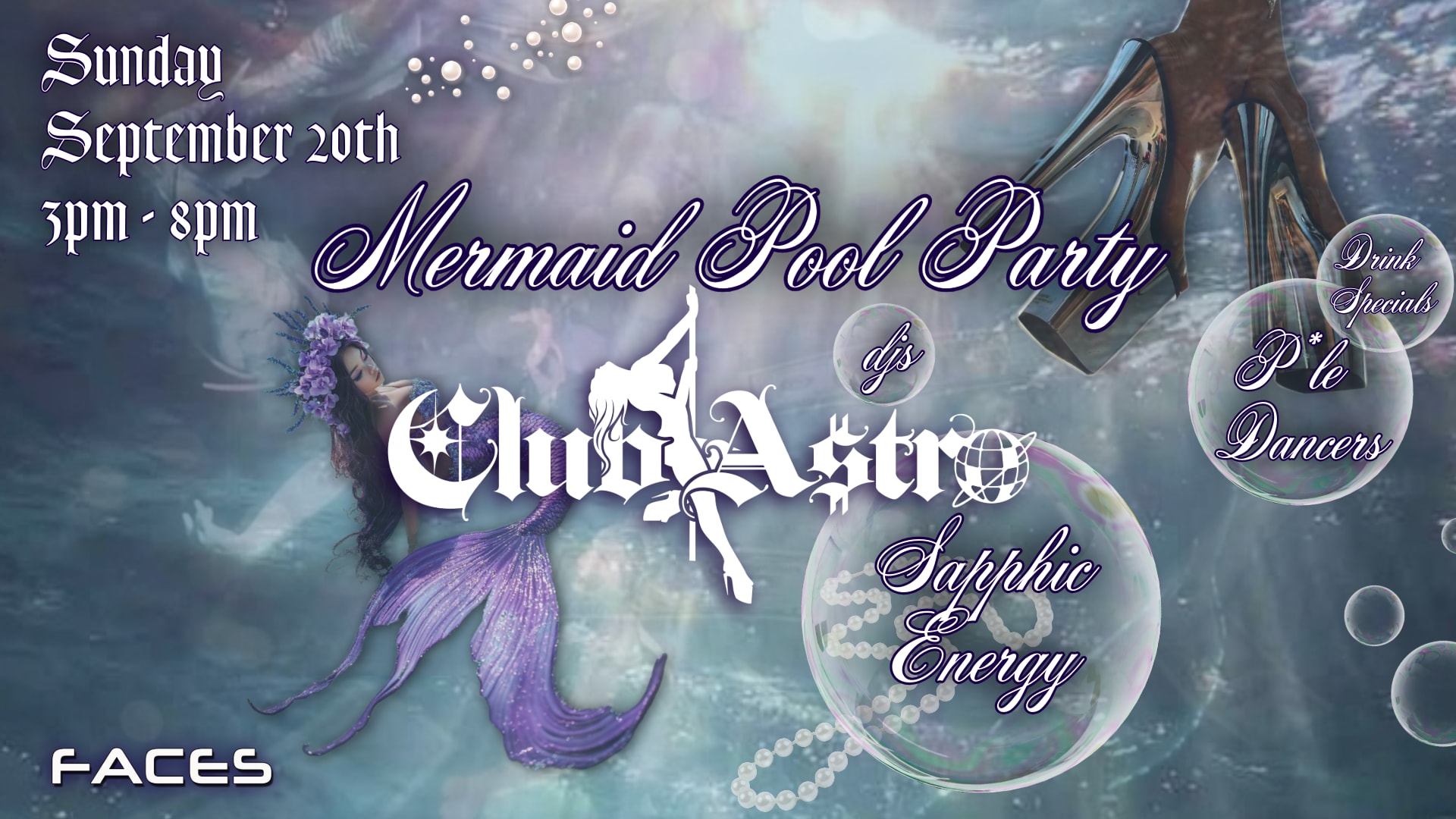 Club A$Tro Mermaid Pool Party