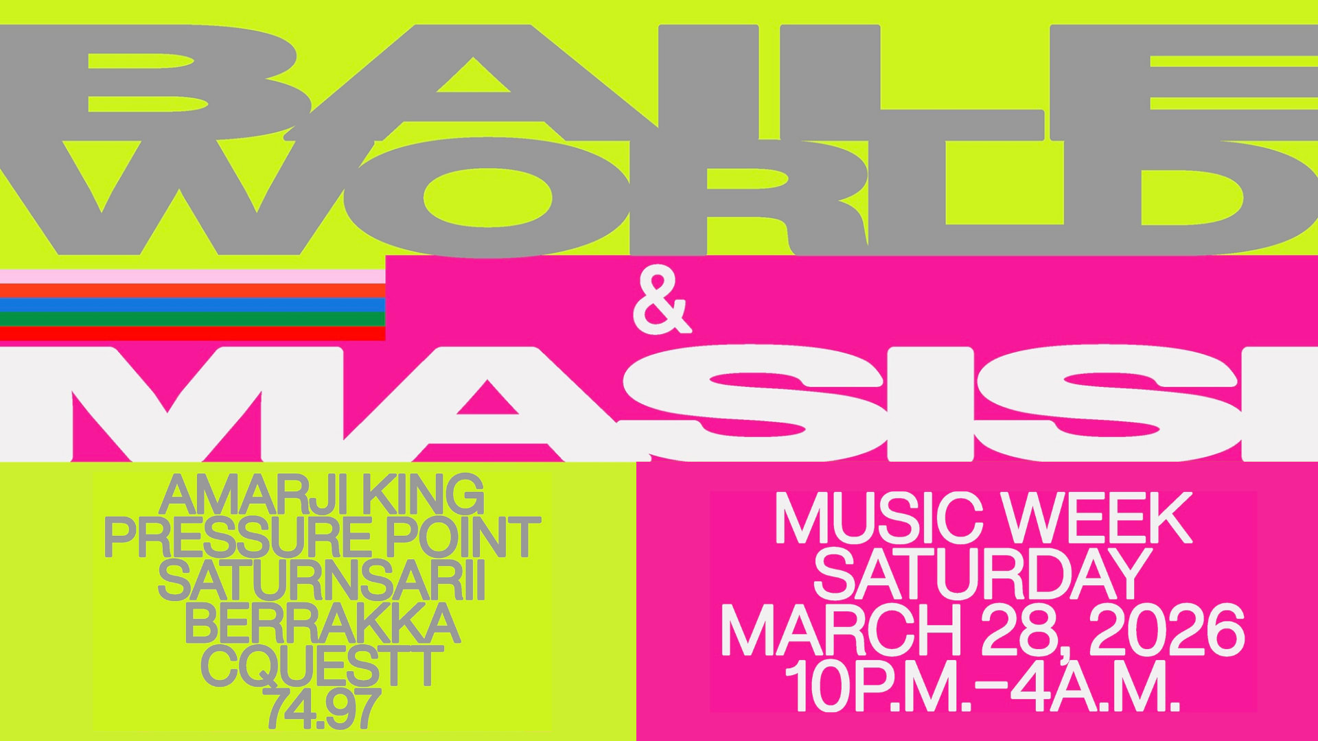 Baile World X Masisi: Mmw