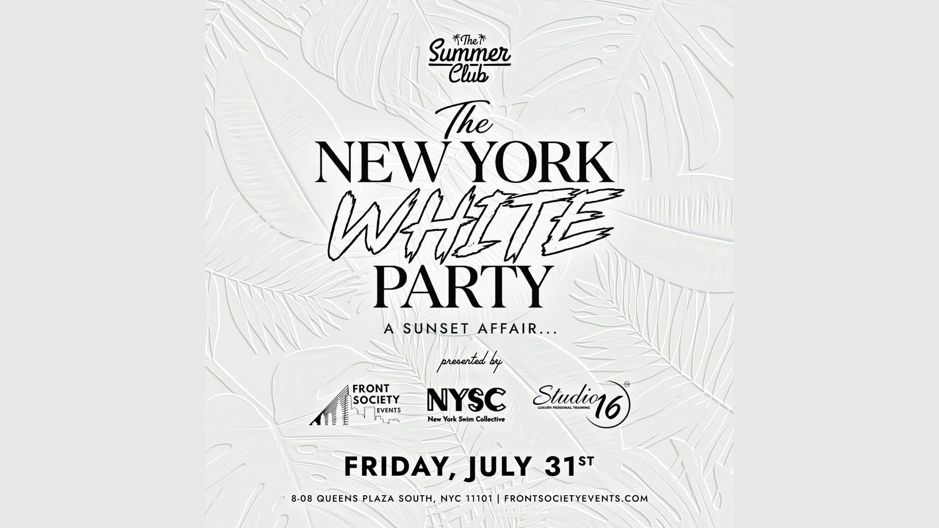The New York White Party @ The Summer Club