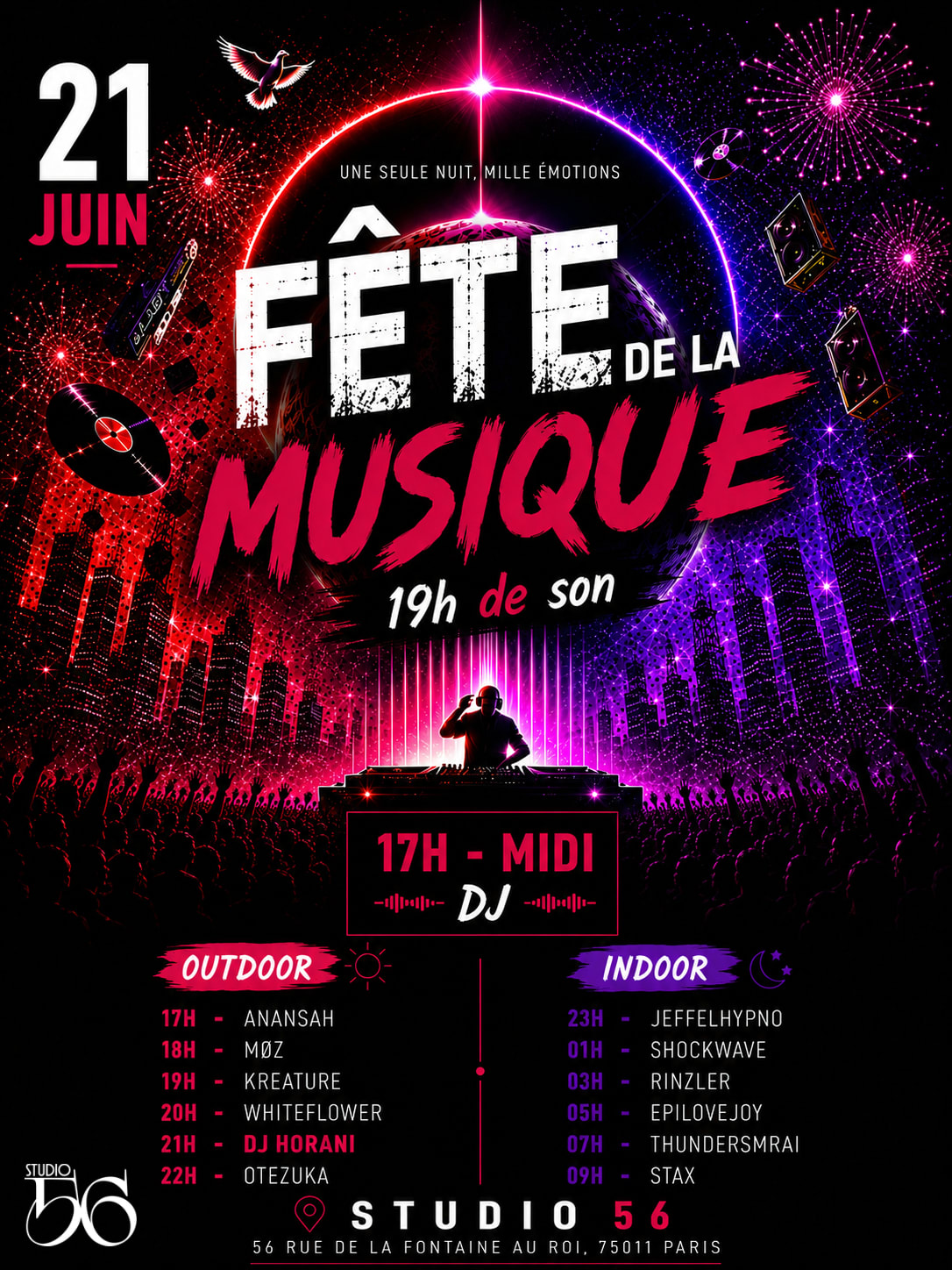 Fête De La Musique - 19h De Son