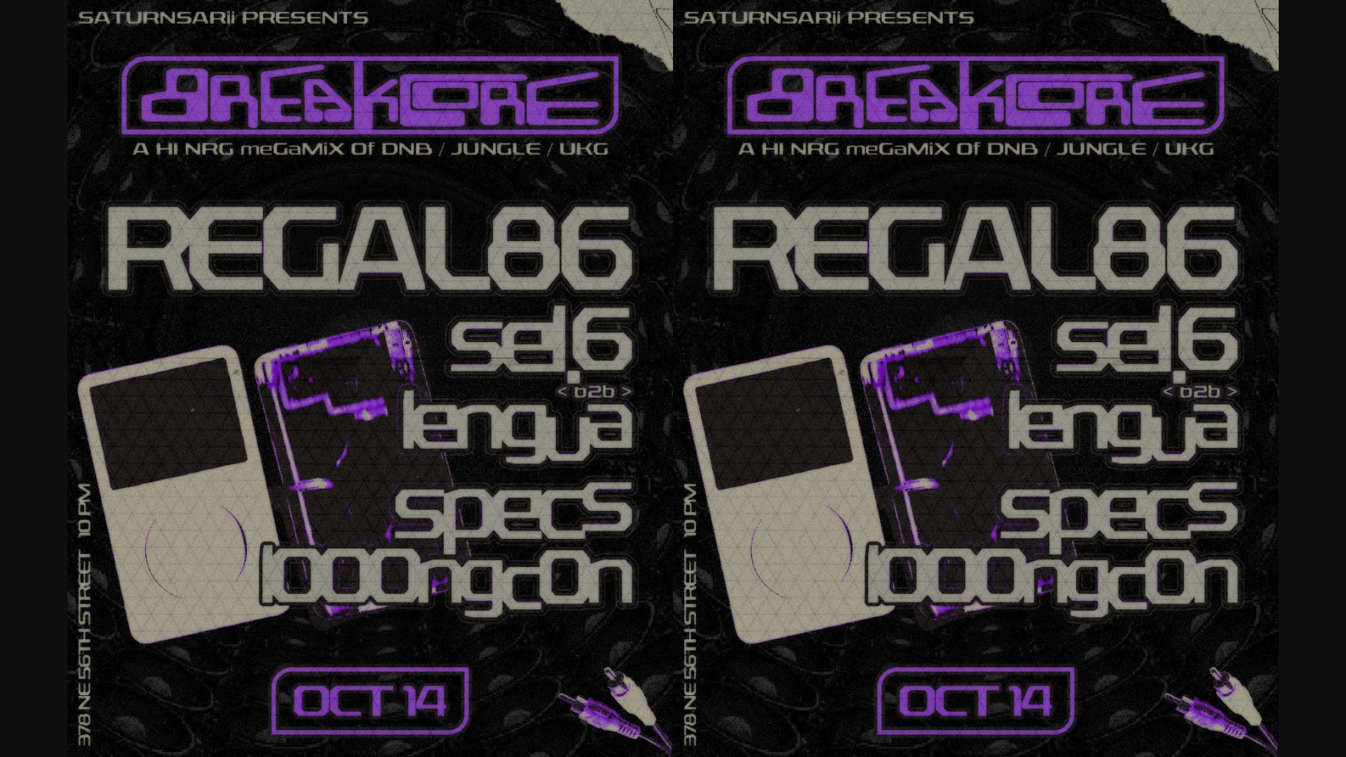 Saturnsarii Presents: A Breakcore Rave!