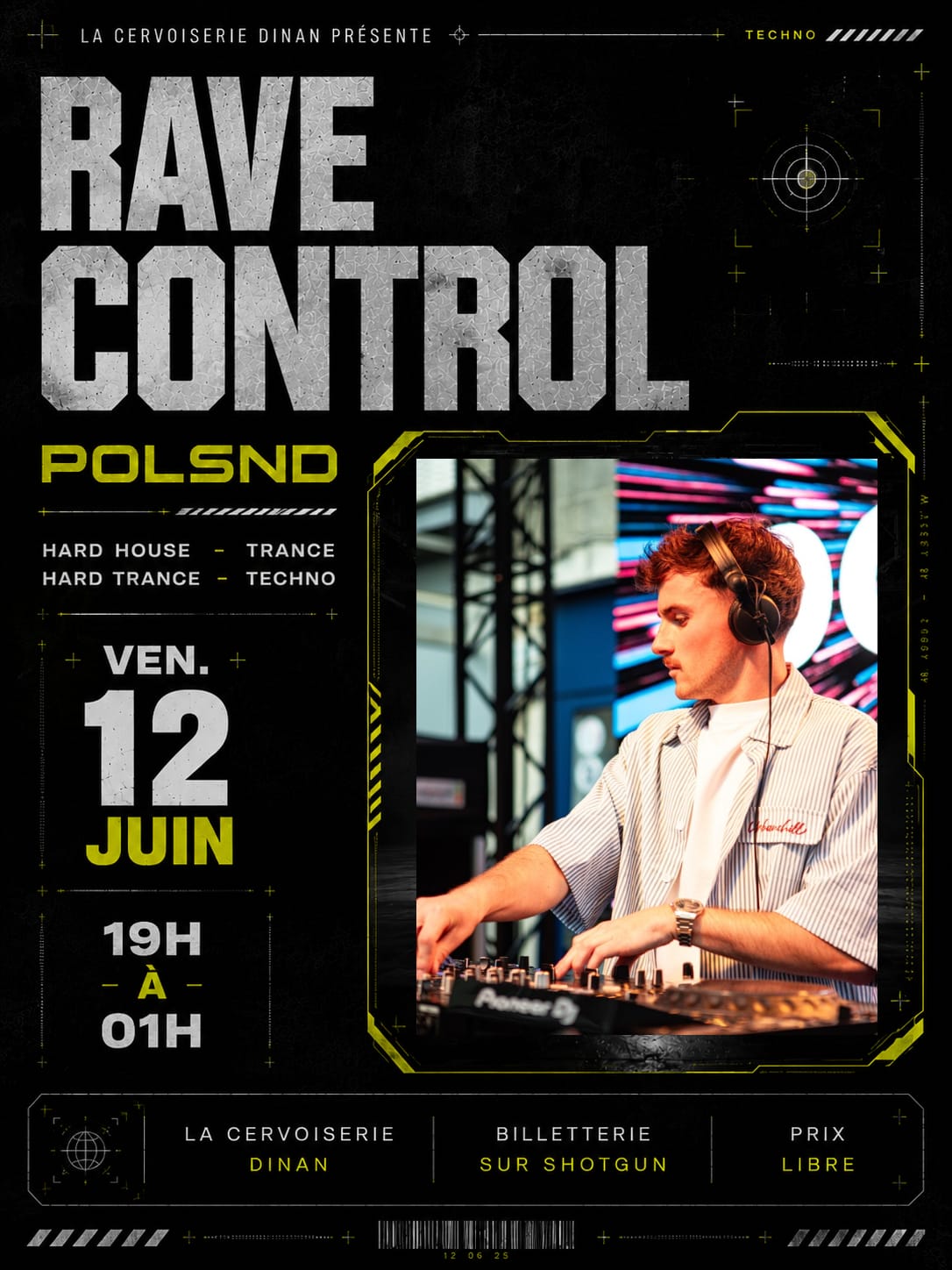 Rave Contrôl • Polsnd A La Cervoiserie Dinan