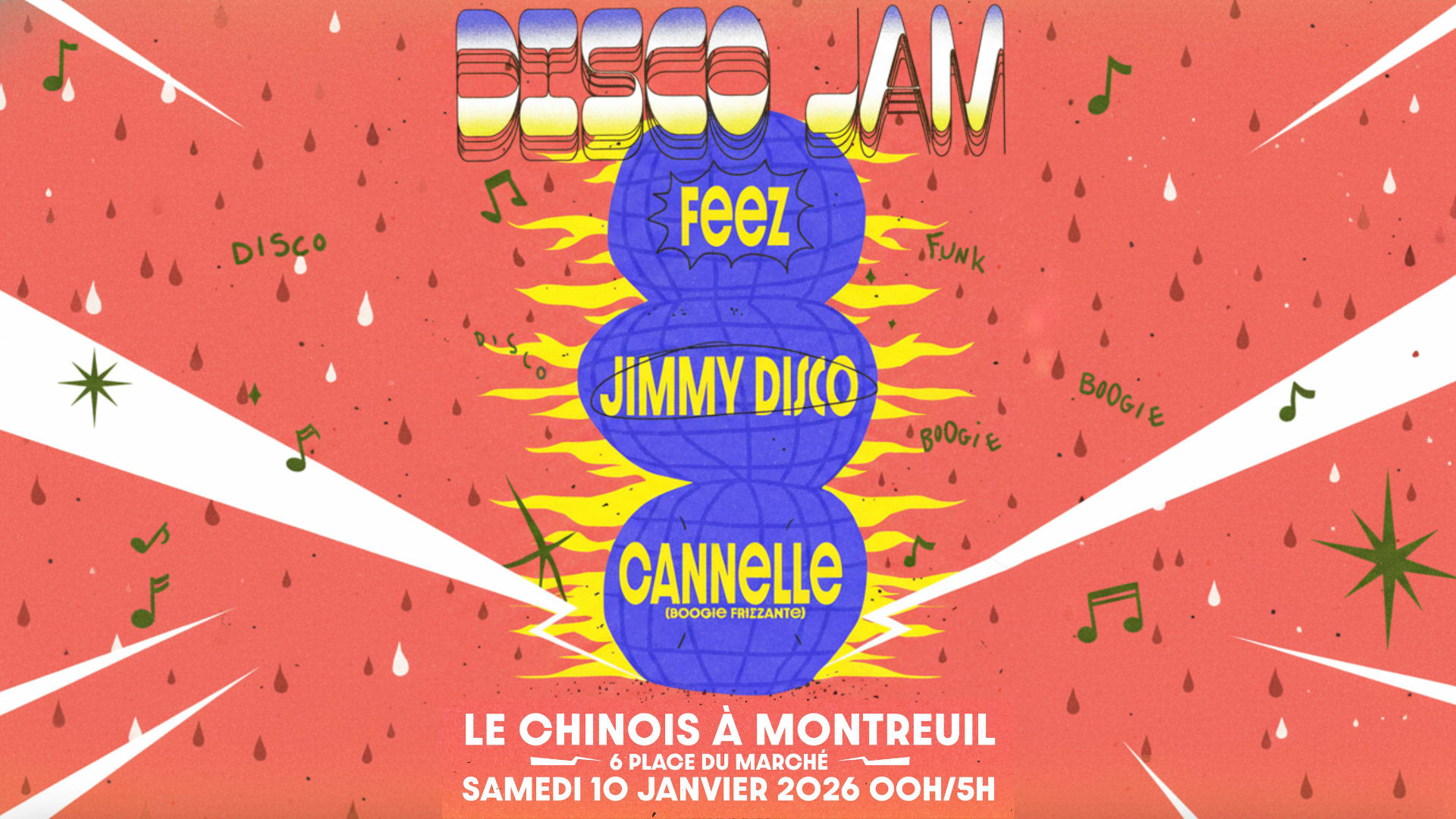 Disco Jam - Feez, Jimmy Disco, Cannelle