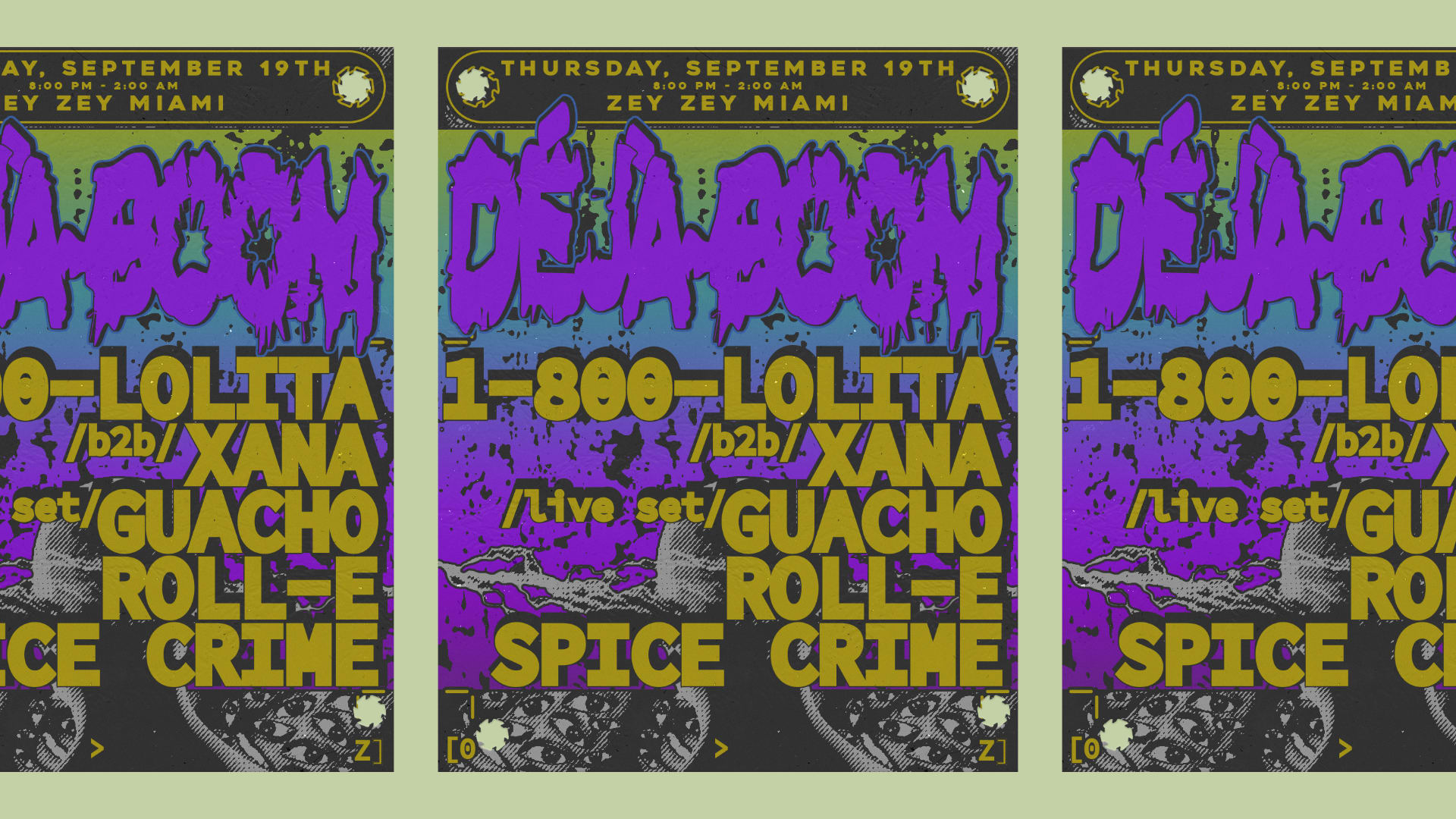 Déjá-Boom: 1-800-Lolita B2b Xana,Spice Crime,Guacho,Roll-E