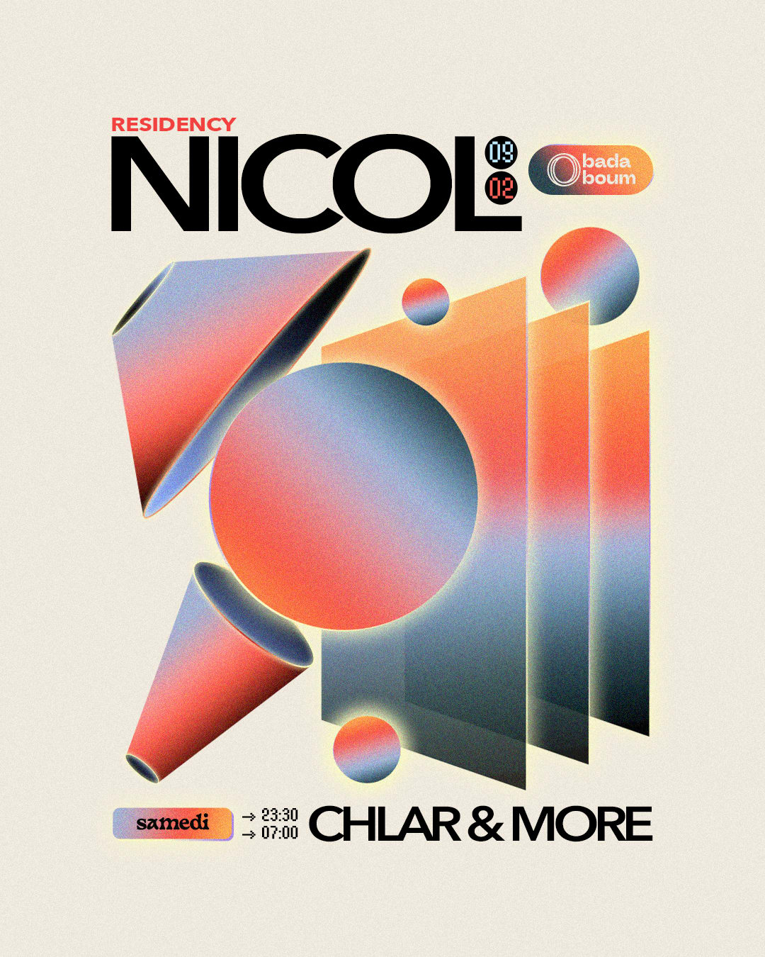 Club — Nicol Residency W/ Josh Caffé (+) Paulette Sauvage