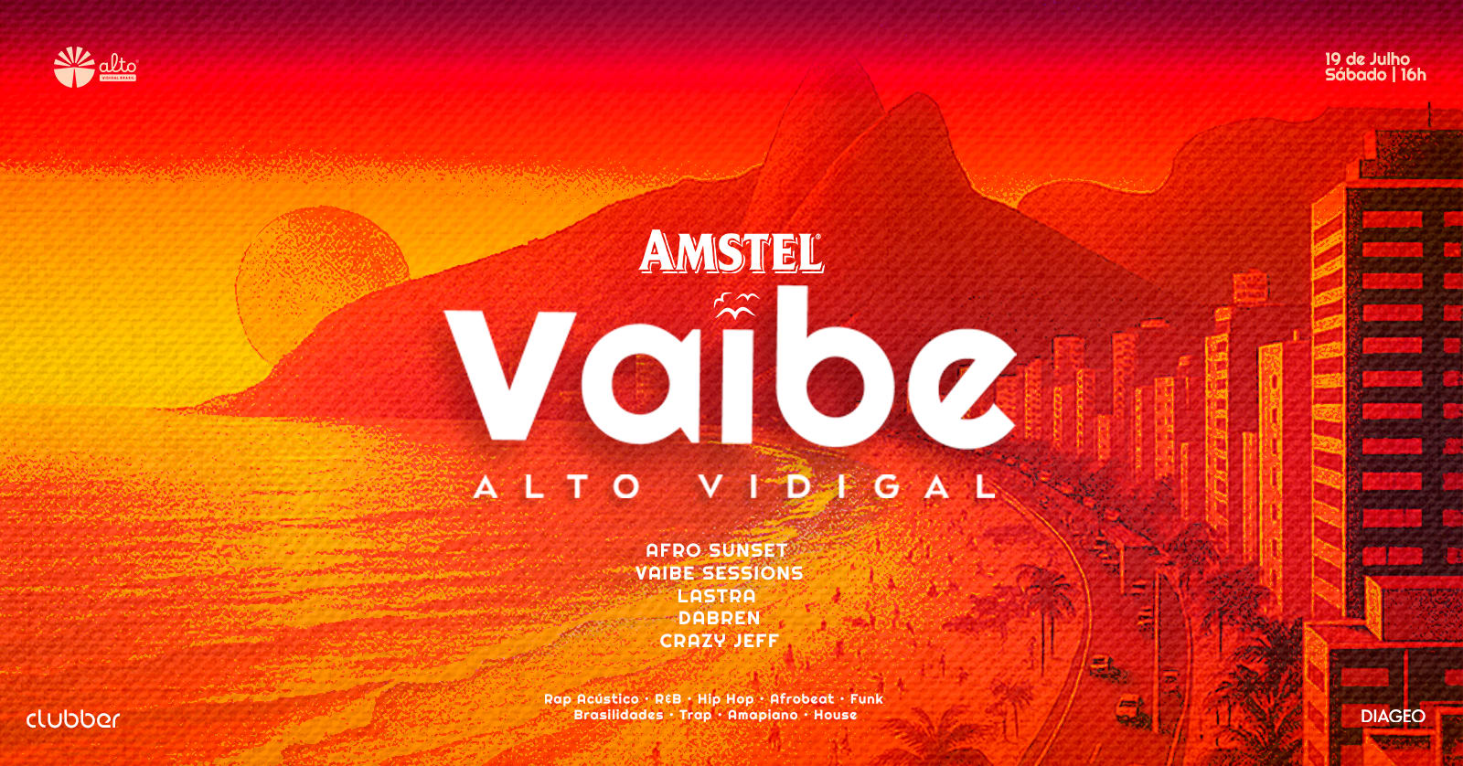 Vaibe | Alto Vidigal | 19.07 Sábado 16h