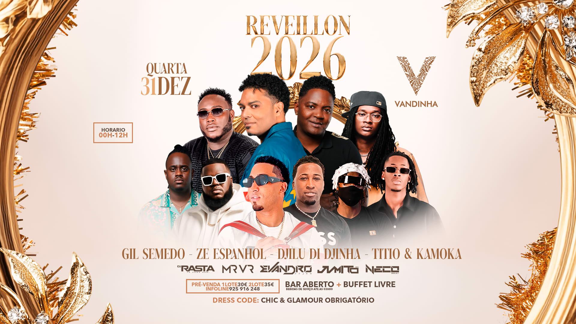 Reveillon 2026 Discoteca Vandinha