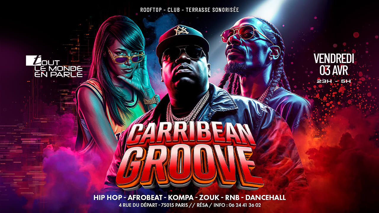 Soiree Caribbean Groove Club & Terrasse , Hiphop,Afrobeat