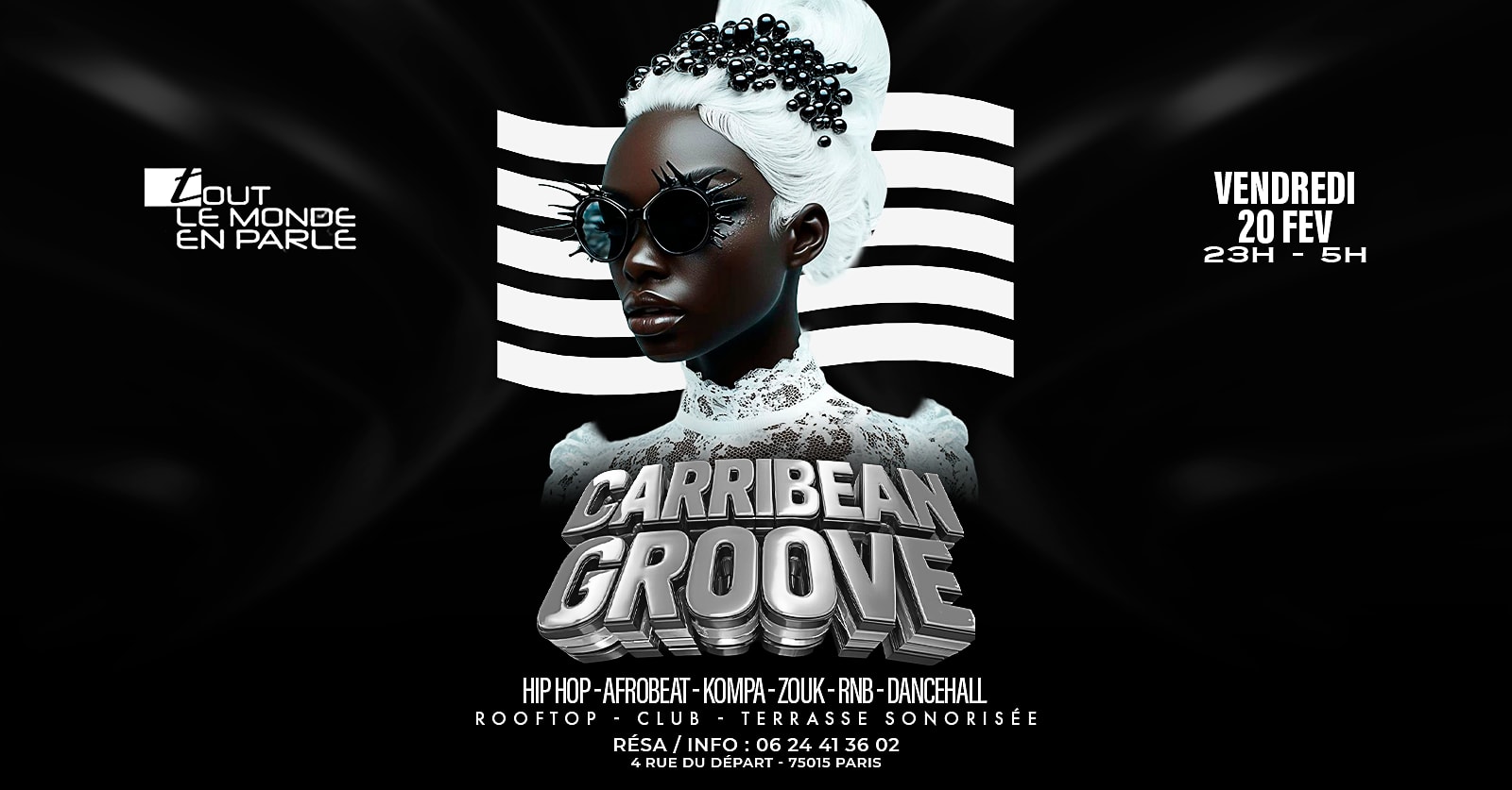 Soiree Caribbean Groove Club & Terrasse , Hiphop,Afrobeat