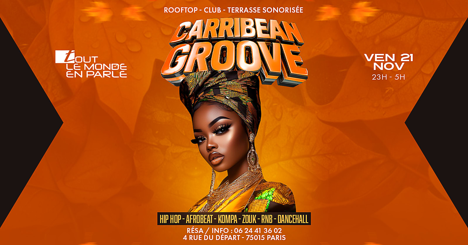 Soiree Caribbean Groove Club & Terrasse , Hiphop,Afrobeat