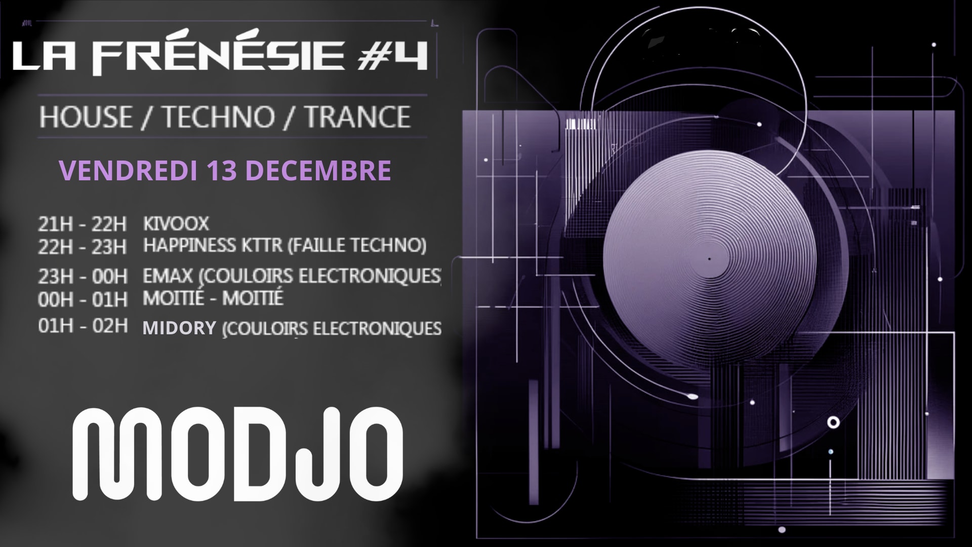La Frénésie #4 Modjo Entree Gratuite