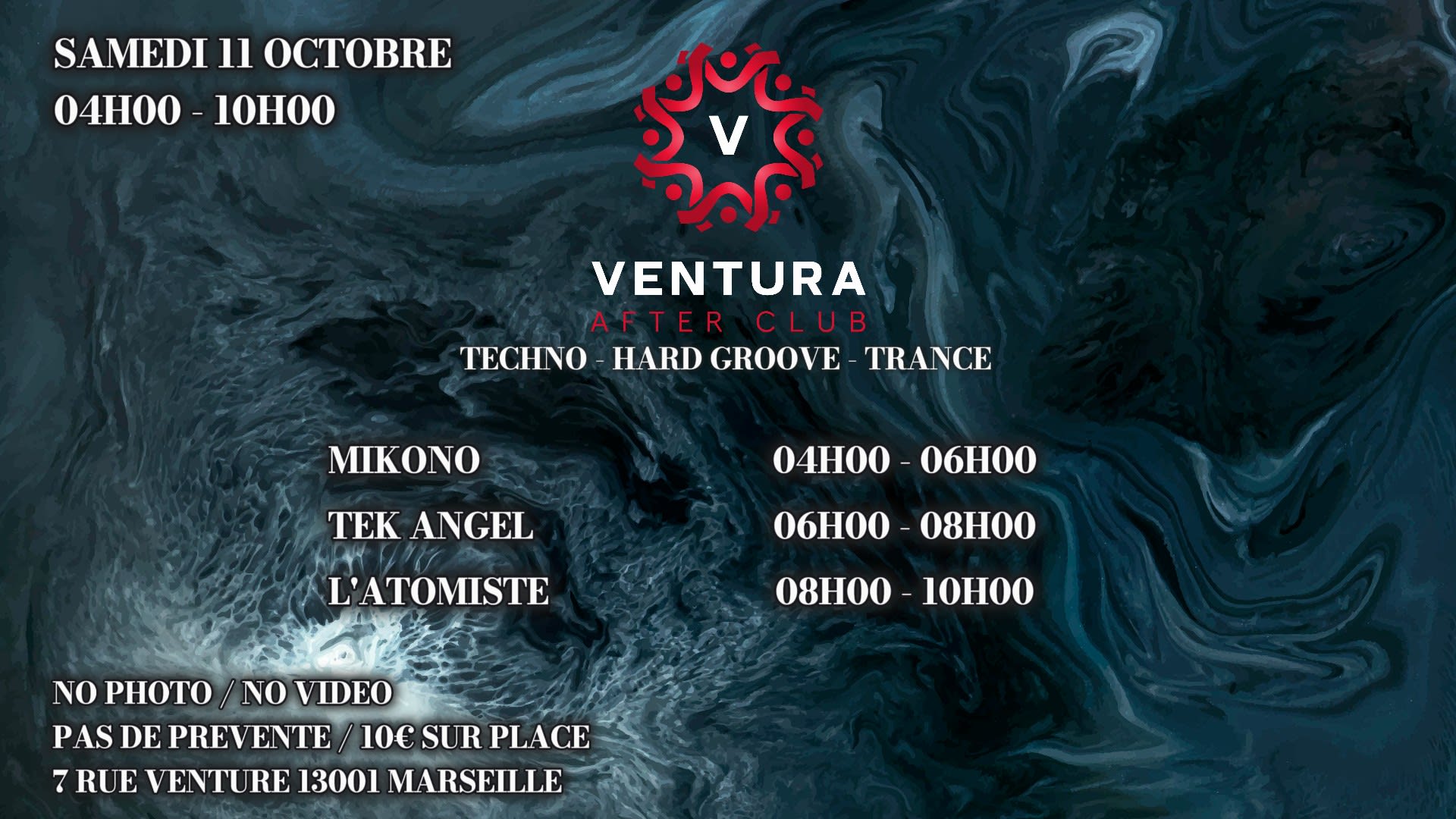 Ventura After Techno W/ Mikono, Tek Angel, L'atomiste