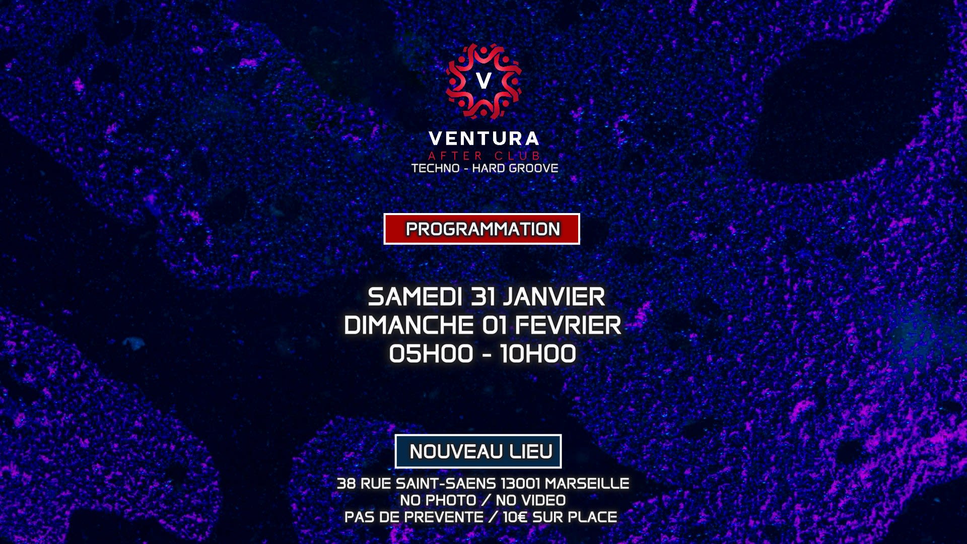 Ventura After Marseille W/ Pils B2b Anays & Mikono
