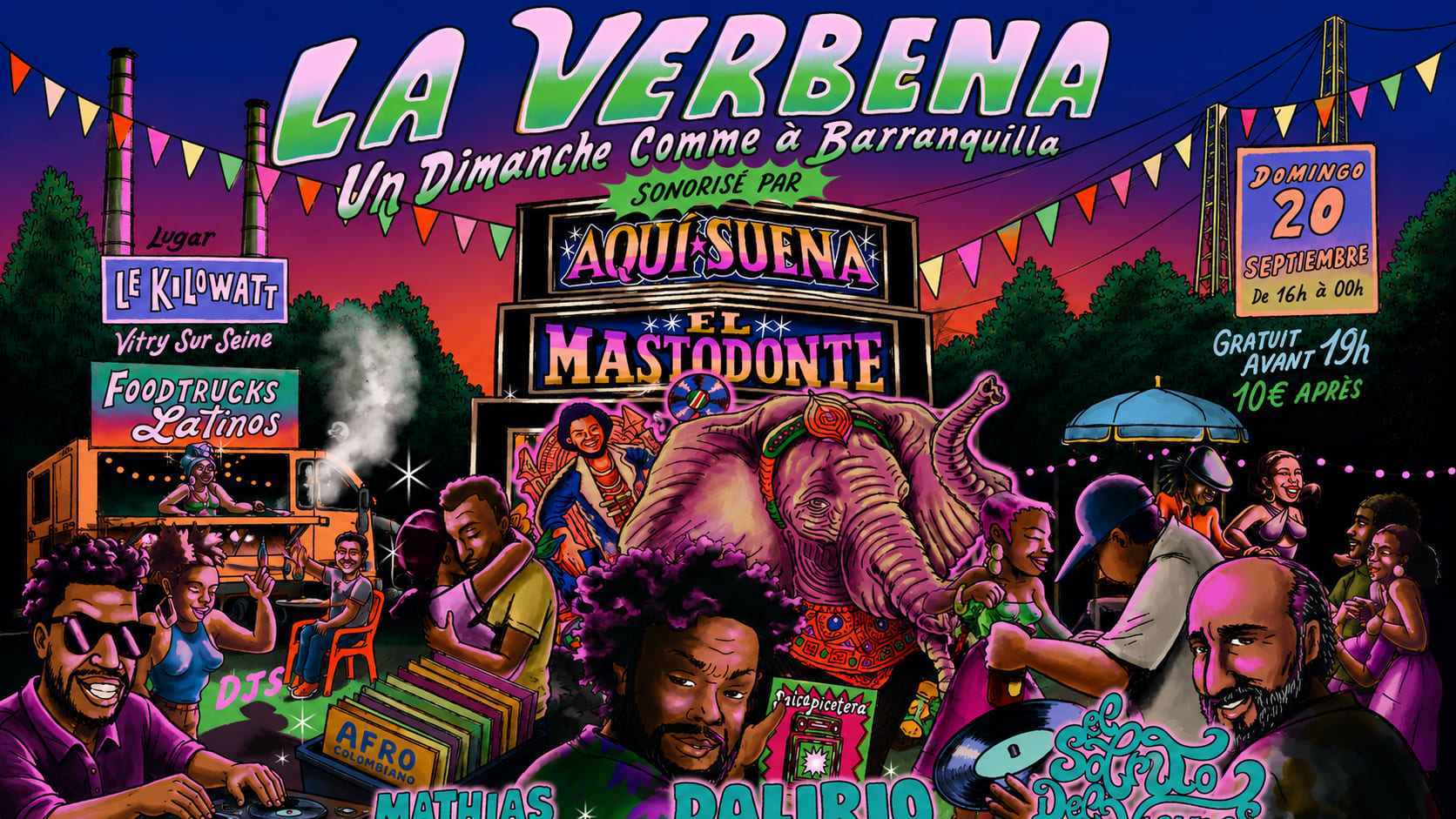 La Verbena (Don Alirio + Mathias Mastodonte + El Sofrito..)