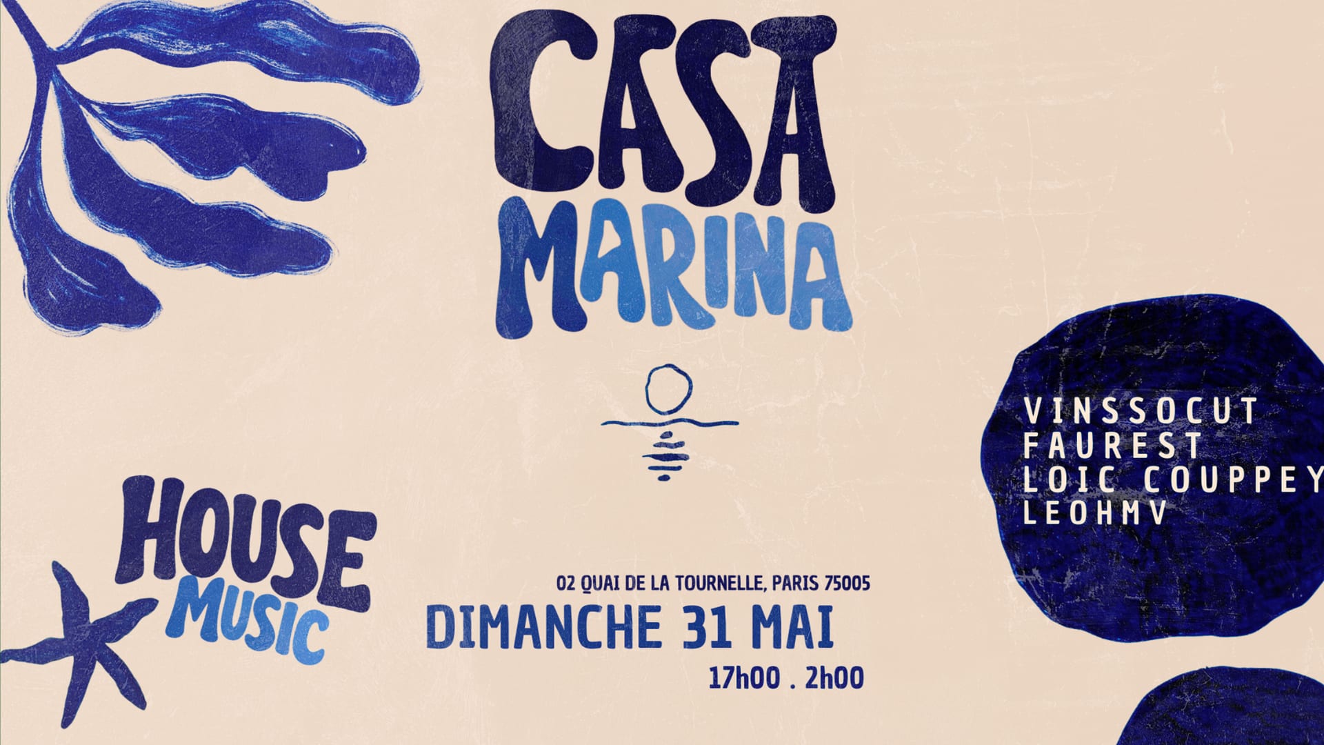 Casa Marina - Péniche - House Party