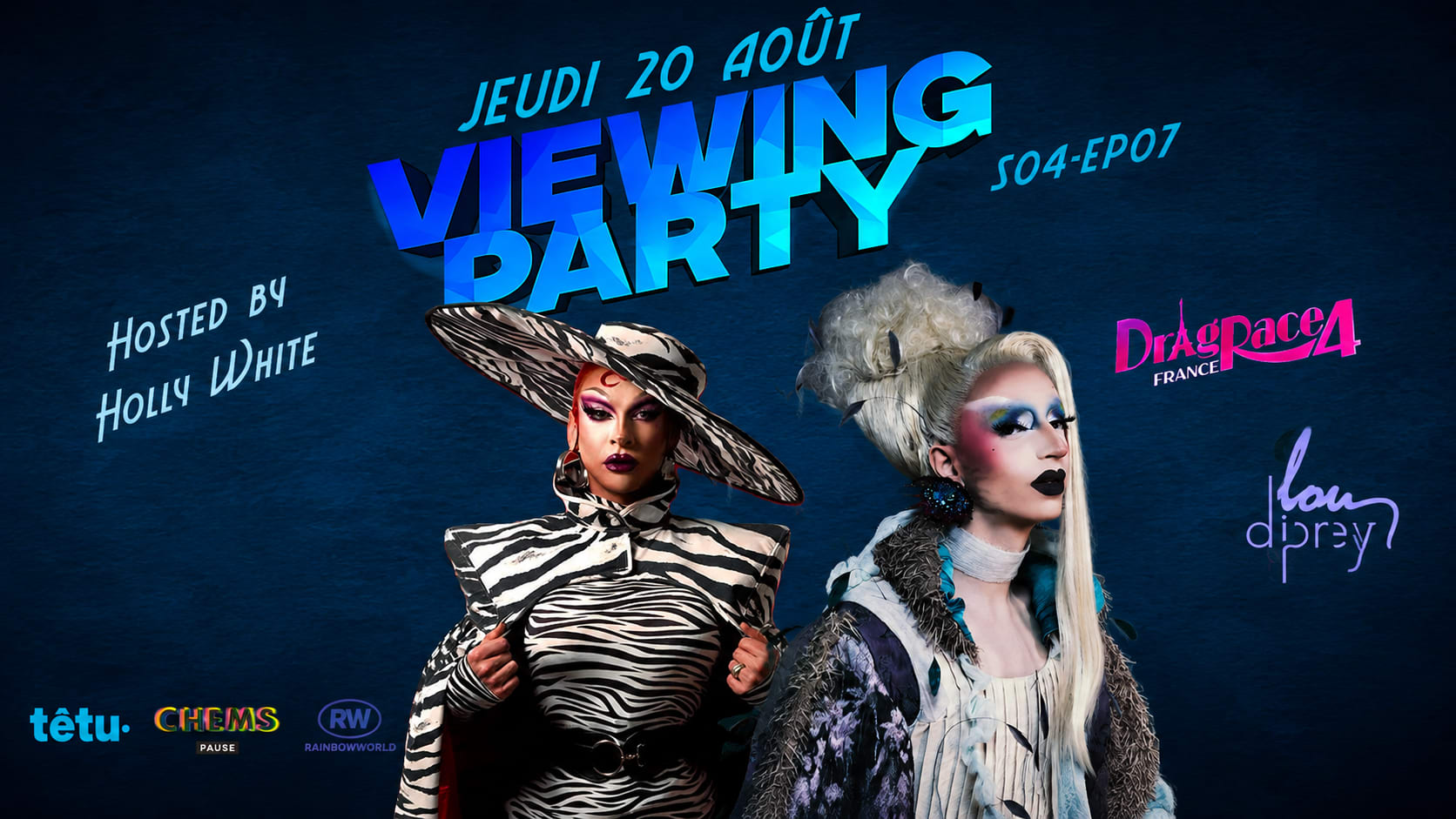 Viewing Party Drag Race France With Margarette S04 Ep07
