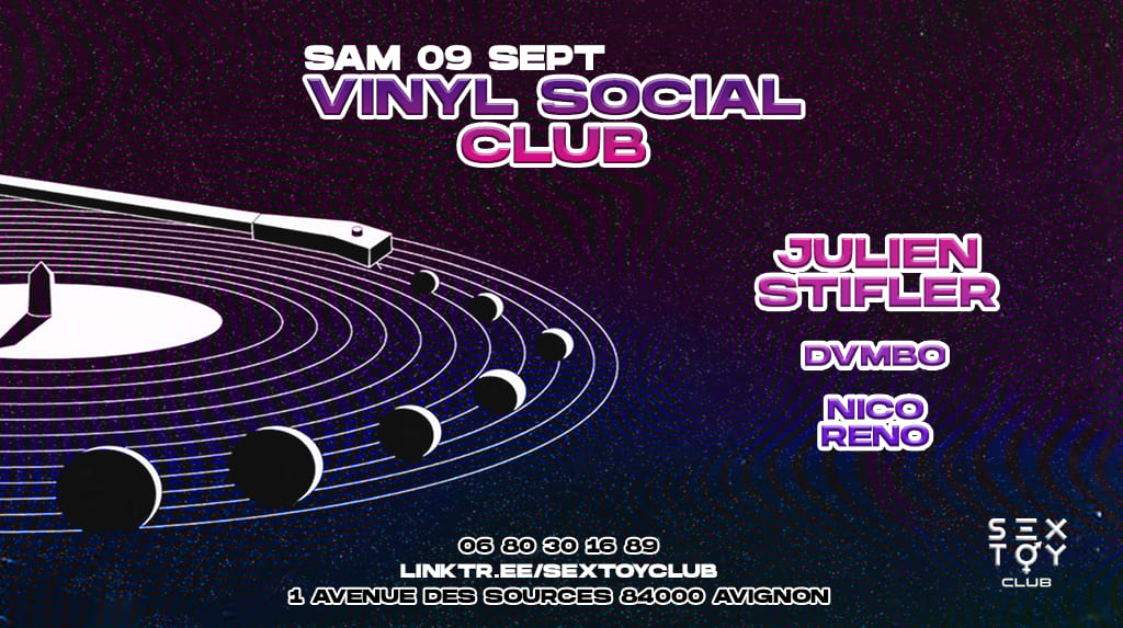 Vinyl Social Club W/ Julien Stifler + Dvmbo + Nico Reno