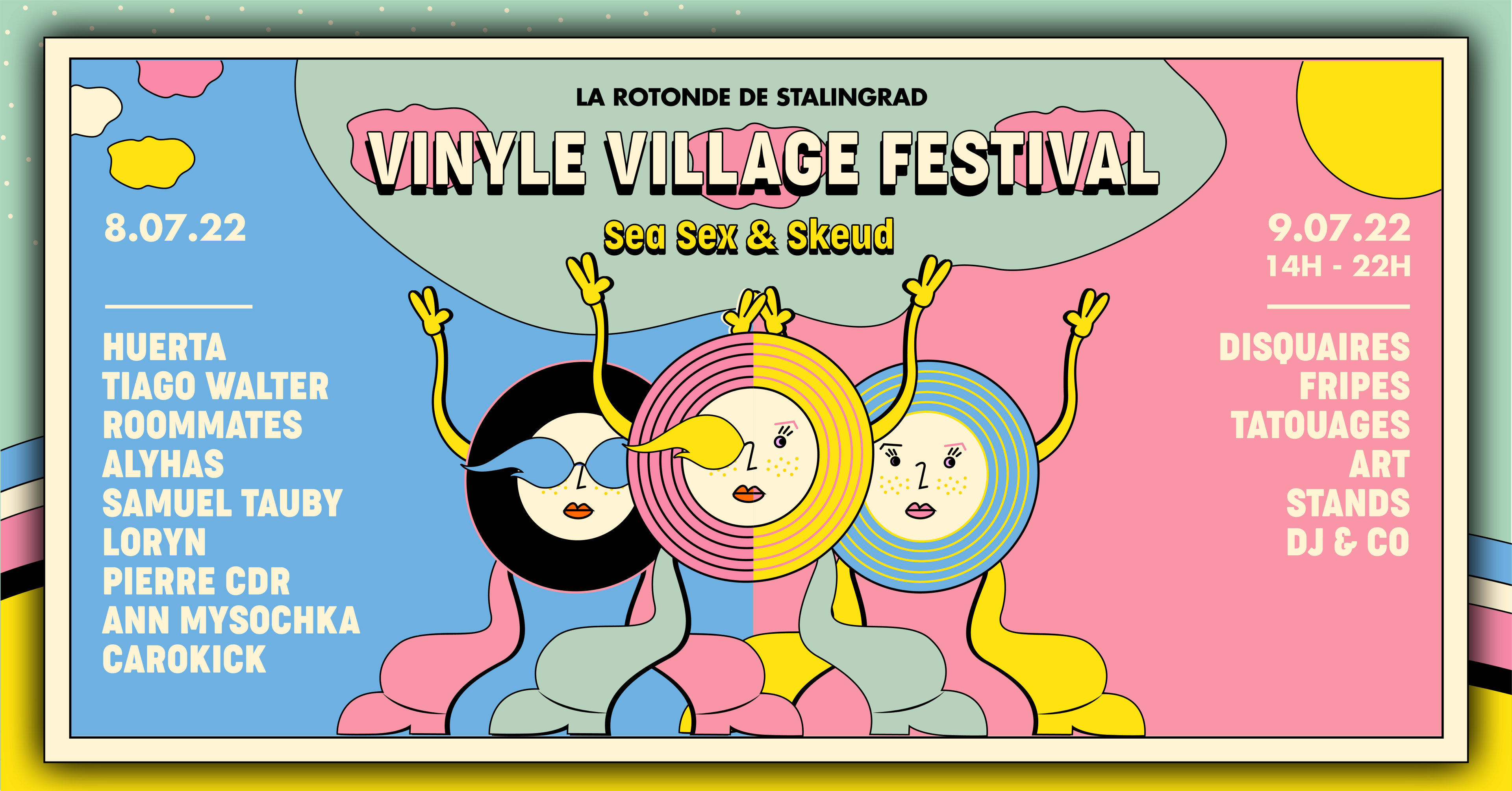 Vinyle Village Festival ☼ Huerta, Tiago Walter, Roommates & More