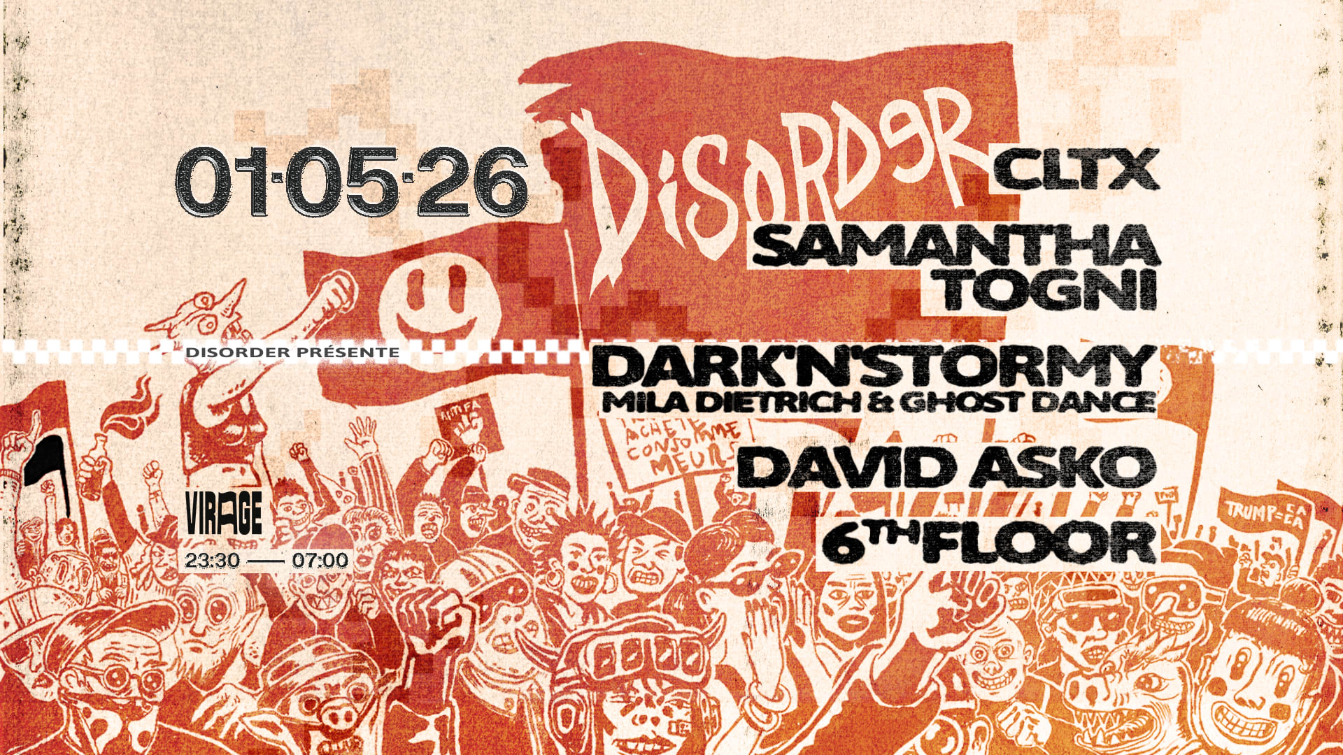 Disorder : Cltx, Samantha Togni, Dark'n Stormy & More