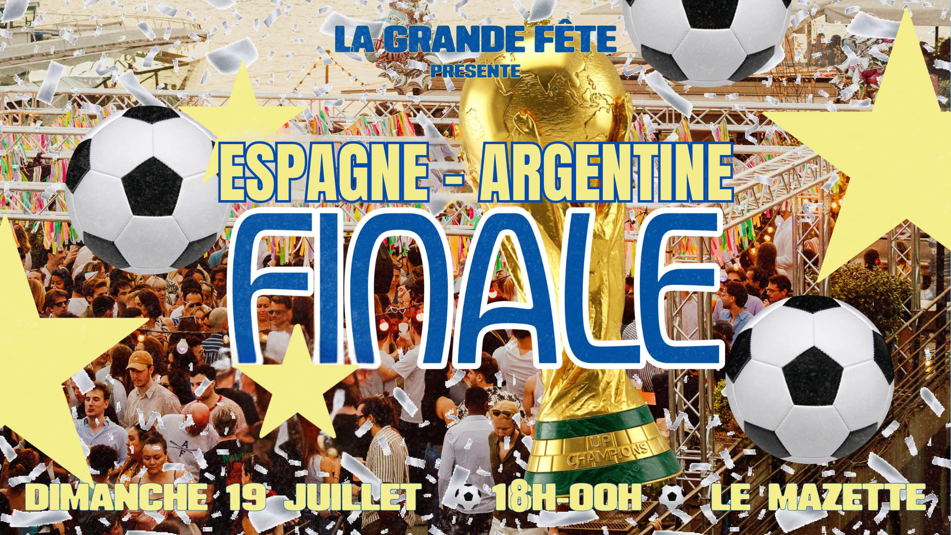 Coupe Du Monde - La Finale ! Espagne - Argentine