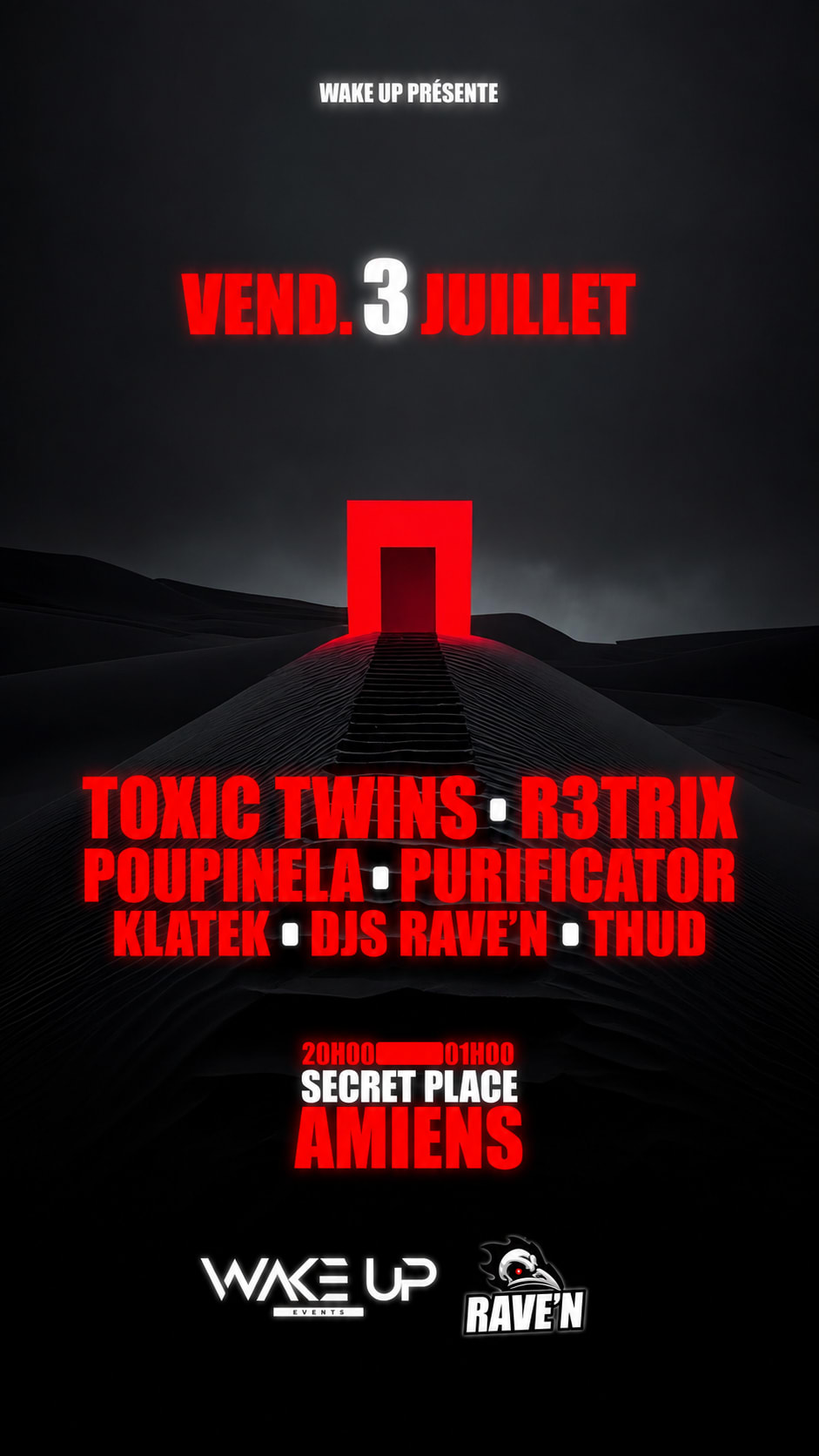 Wake Up W/ R3trix, Toxic Twins, Poupinela En More