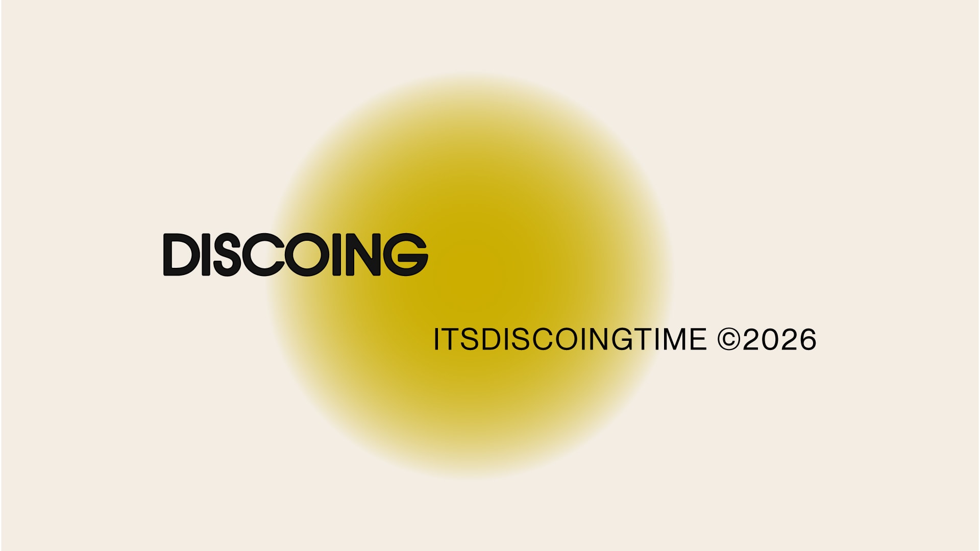 Discoing