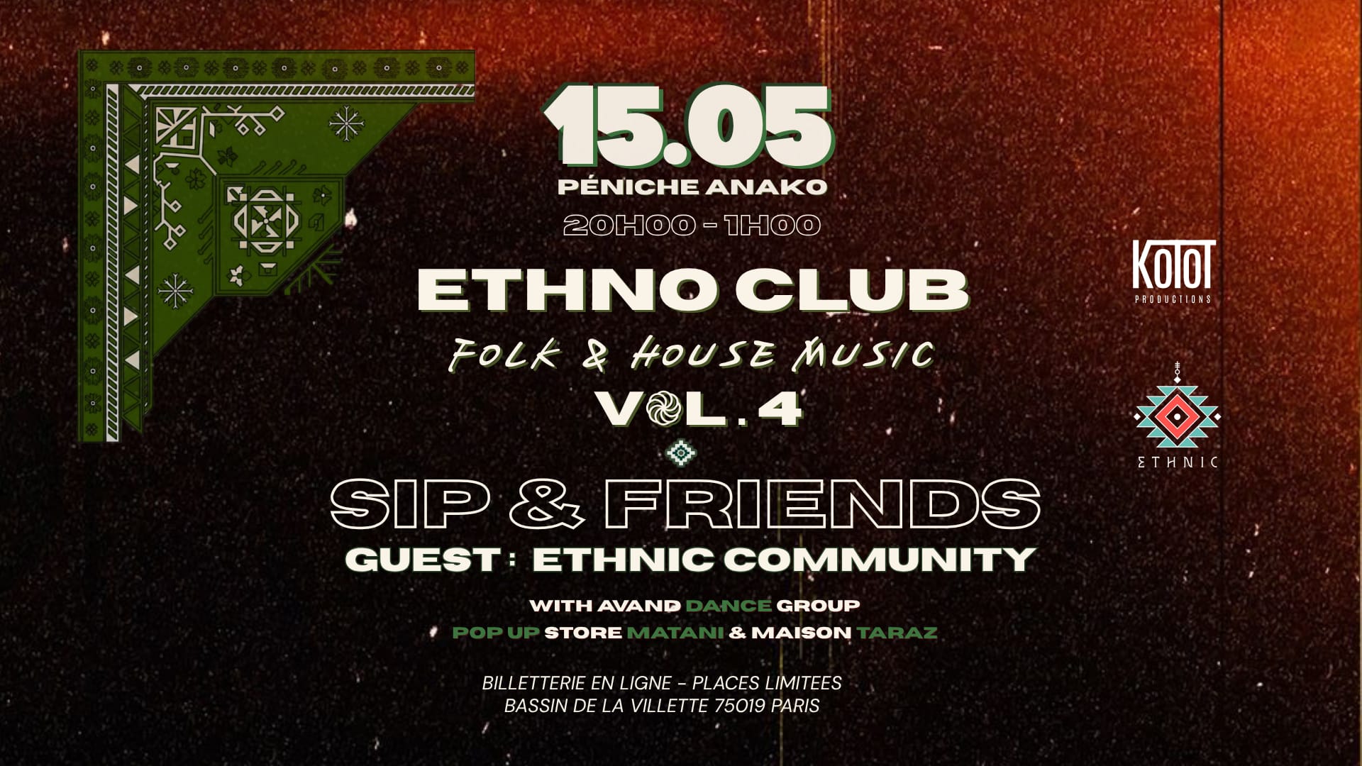 Ethno Club - Folk & House Vol. 4 - Sip X Ethnic Community