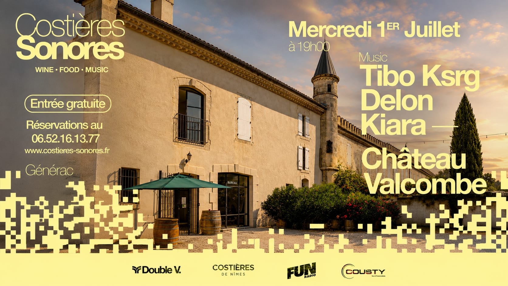 Costières Sonores Chateau Valcombe