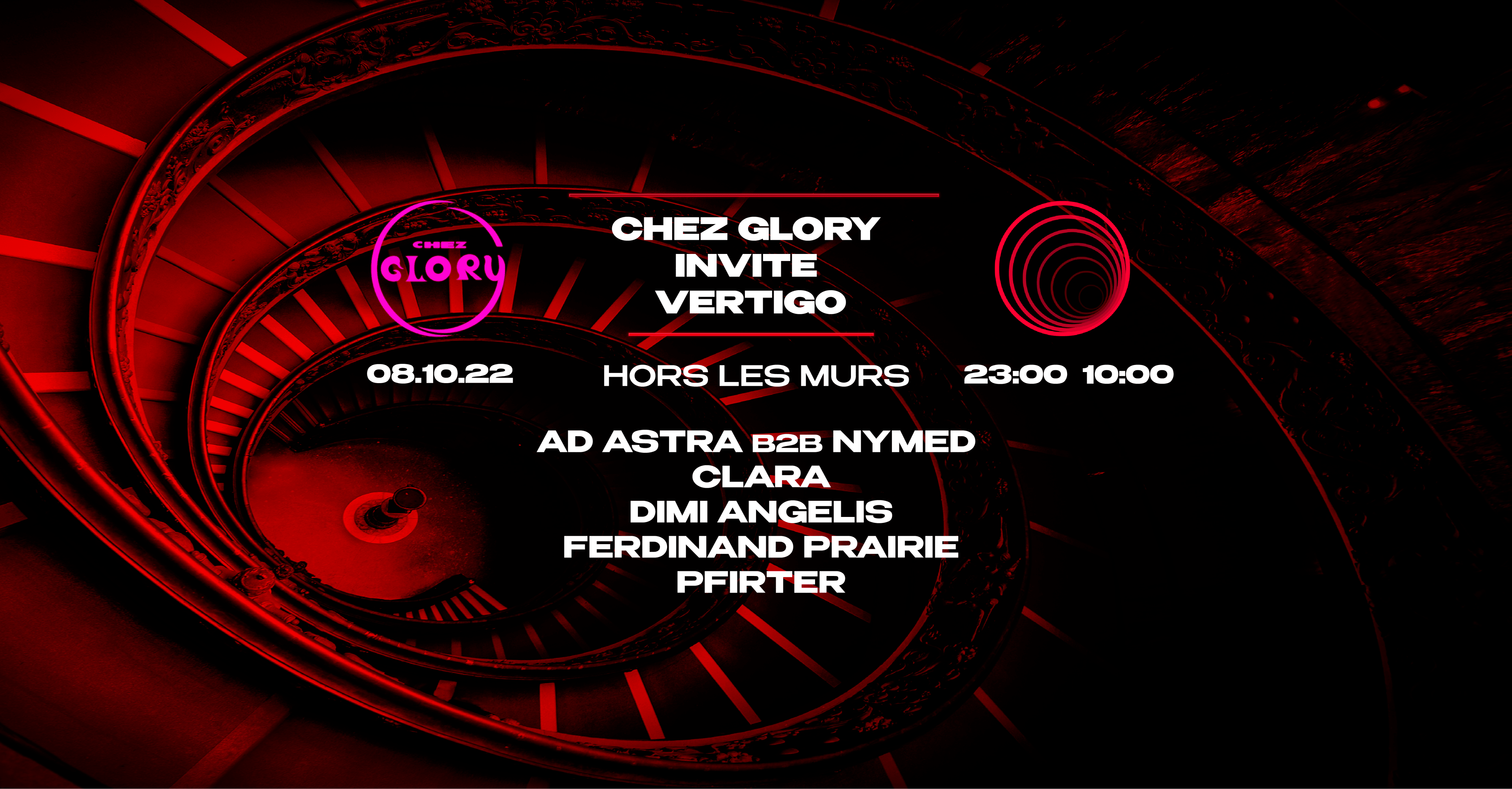 Chez Glory Invite Vertigo