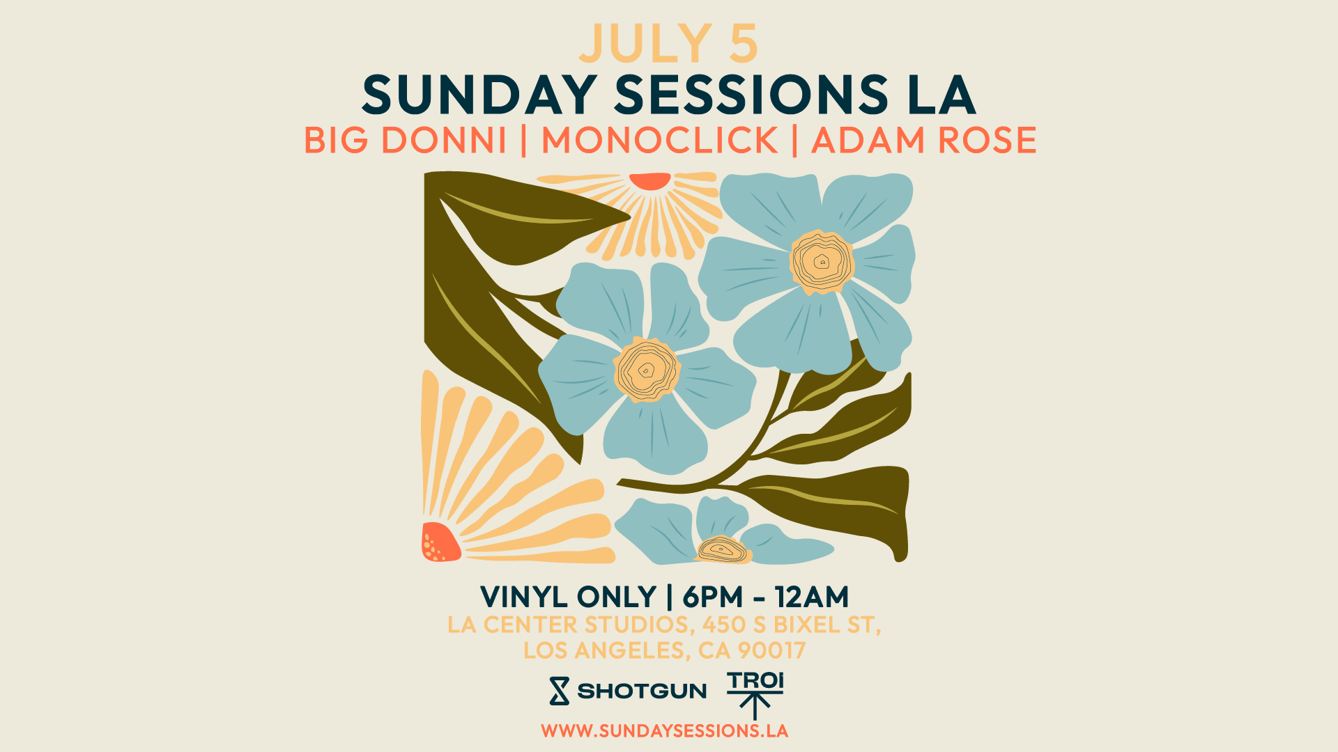 Sunday Sessions La (Vinyl Only) Open Air
