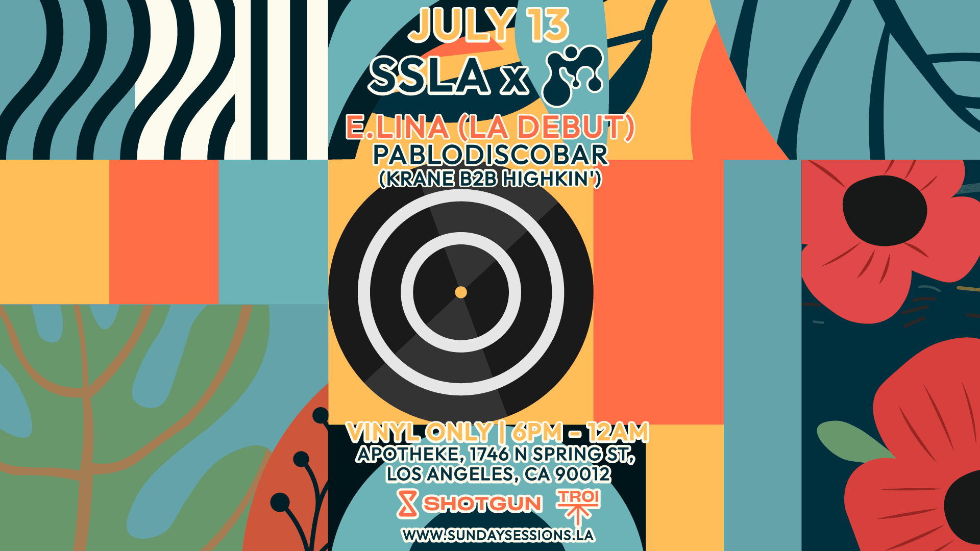 Sunday Sessions La X Melt: E.Lina (La Debut) Vinyl Only