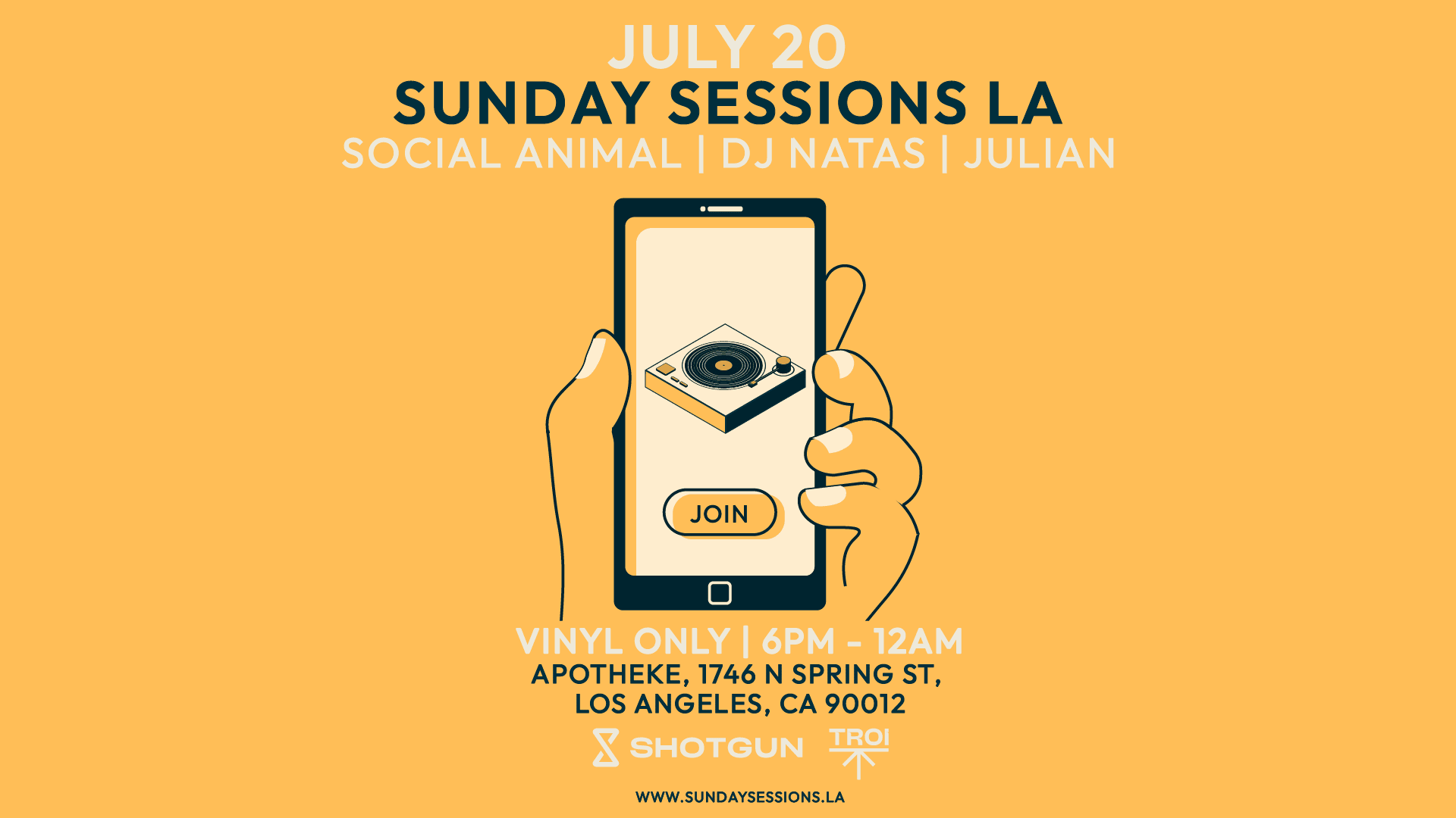 Sunday Sessions La (Vinyl Only) Open Air