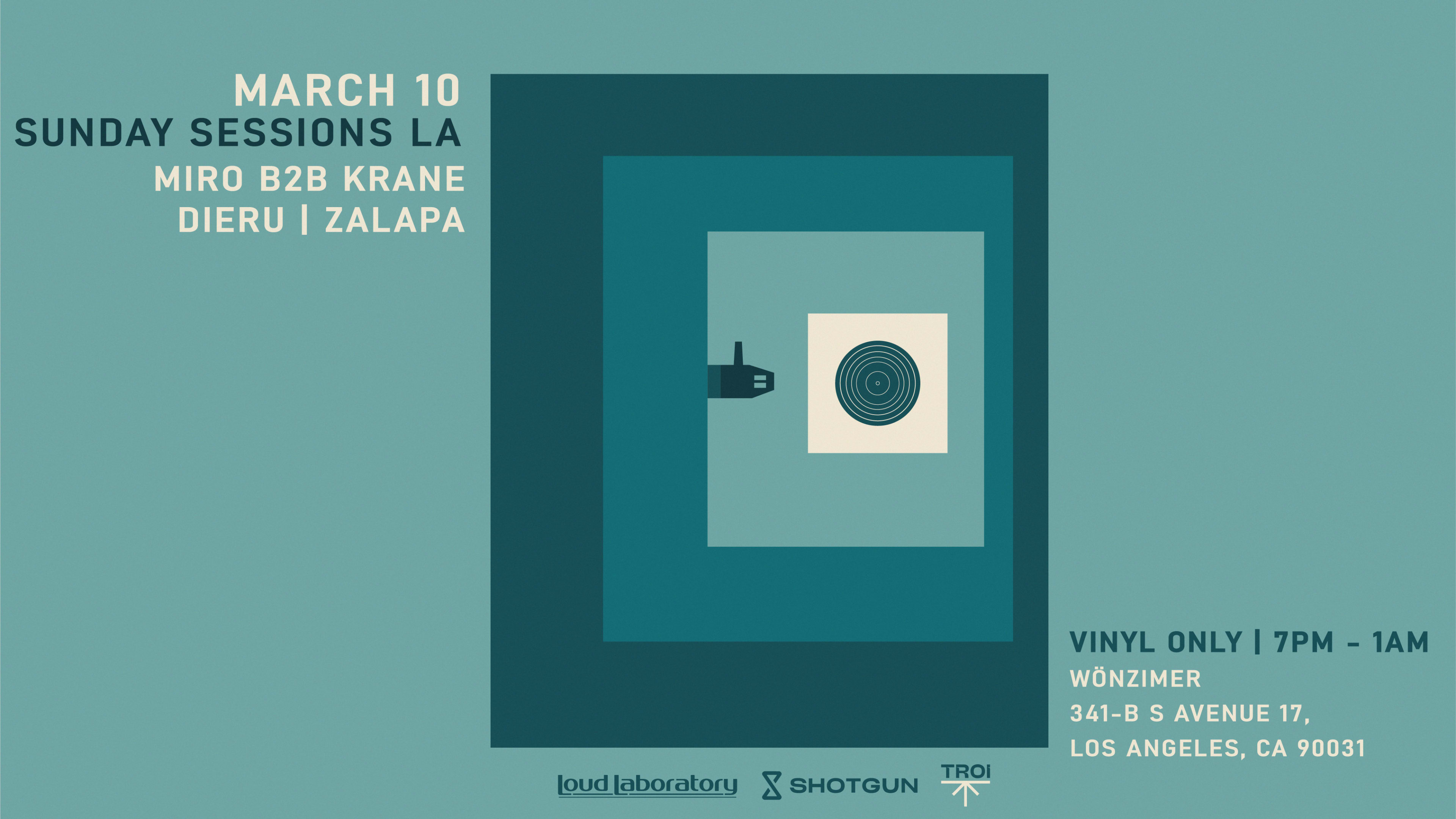 Sunday Sessions La (Vinyl Only) 03/10/24
