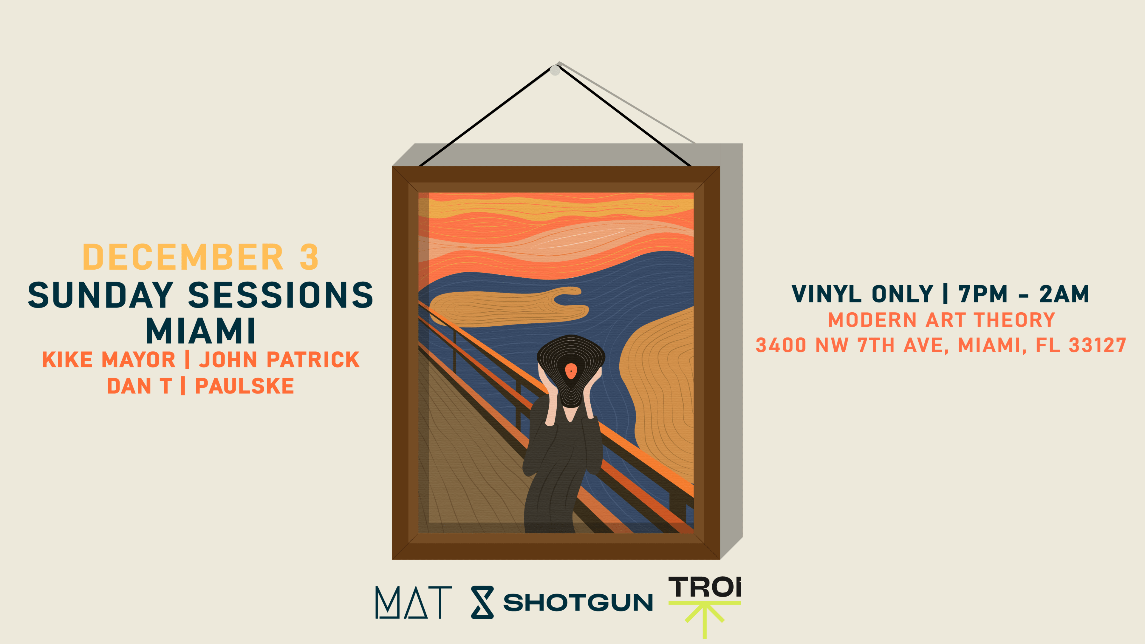 Sunday Sessions Miami (Vinyl Only) 12/03/2023