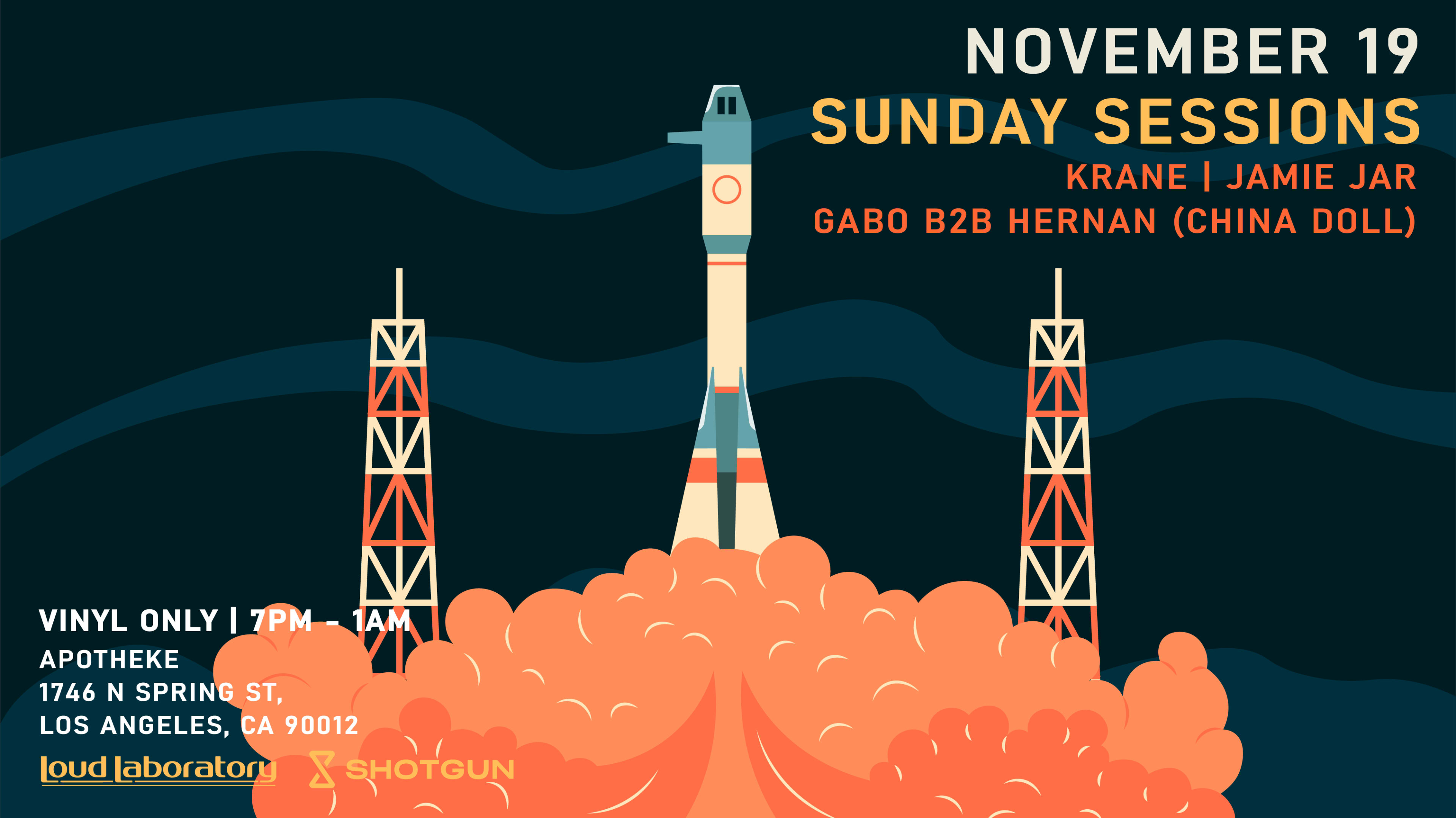 Sunday Sessions La (Vinyl Only) 11/19/23