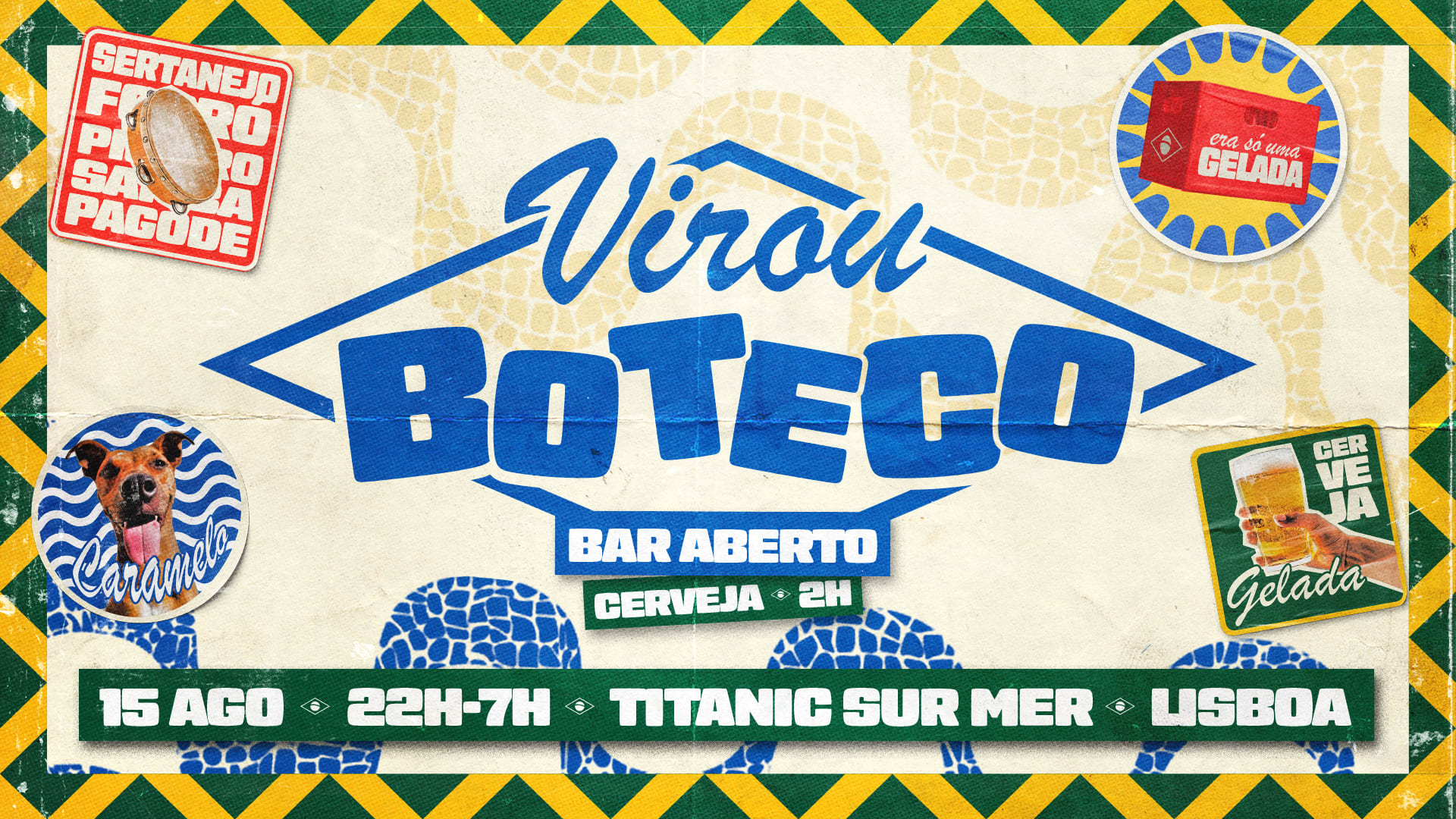 Virou Boteco - Piseiro, Funk, Sertenejo, Pagode - 15 Agosto