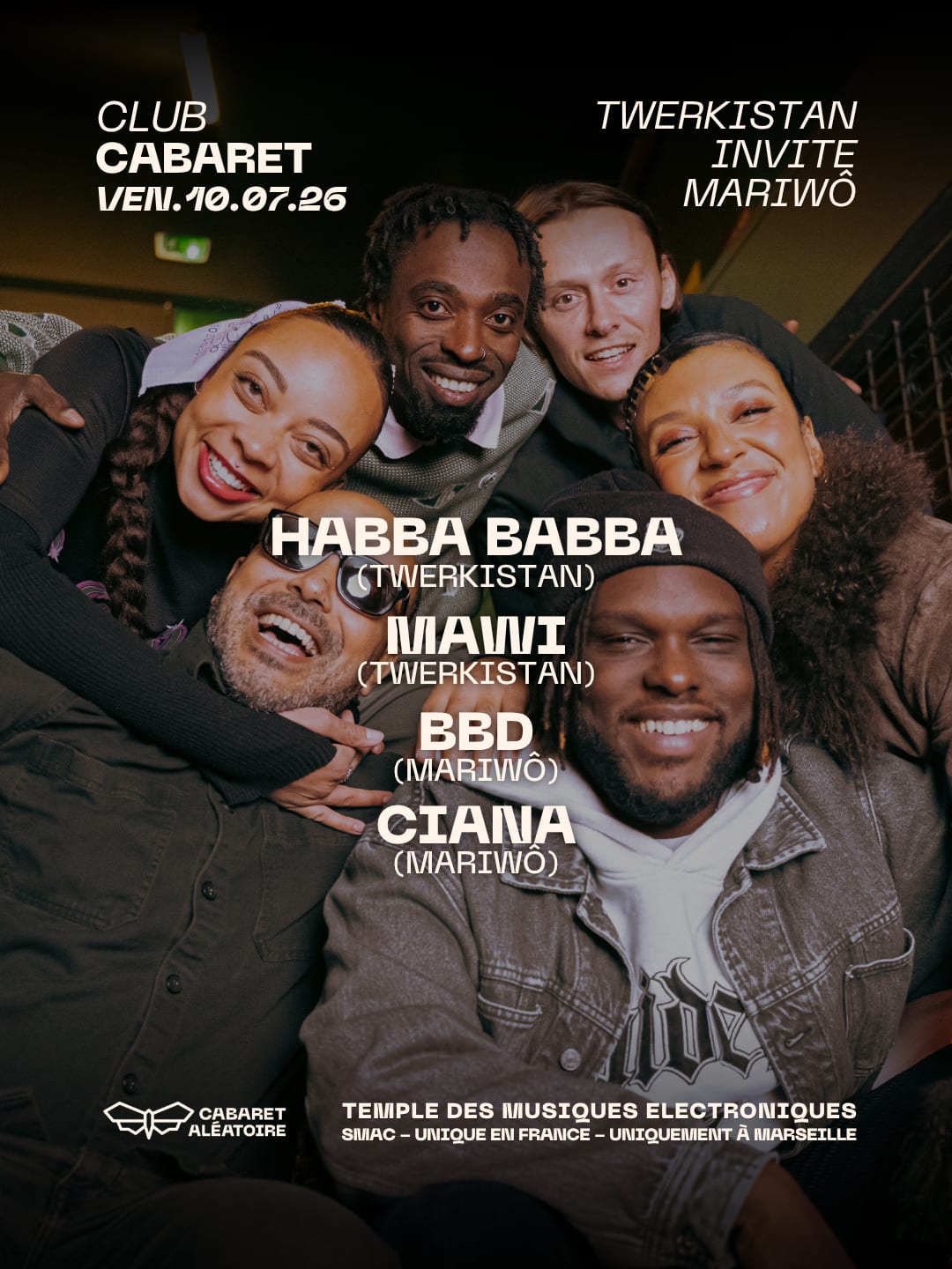 10/07 | Club Cabaret : Twerkistan Invite Mariwô