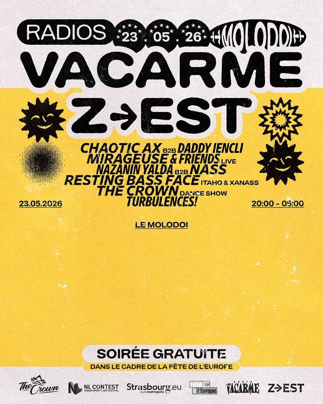 Radio Vacarme & Z•Est Radio [Soirée Gratuite // Off Nl]