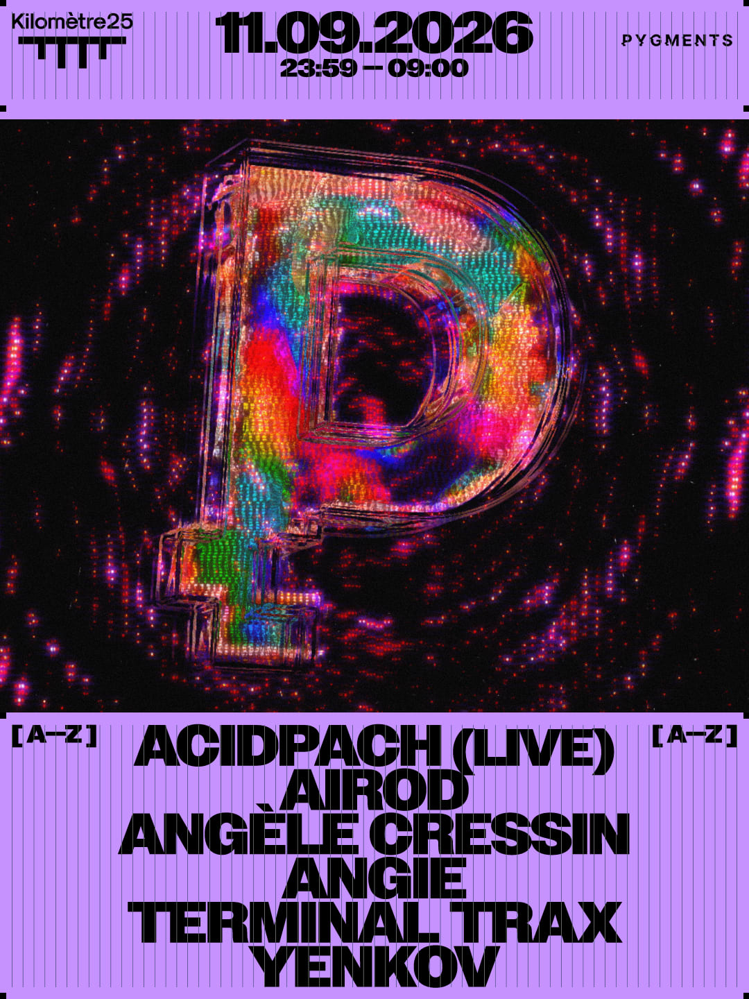 Pygments : Airod, Angèle Cressin, Terminal Trax & More