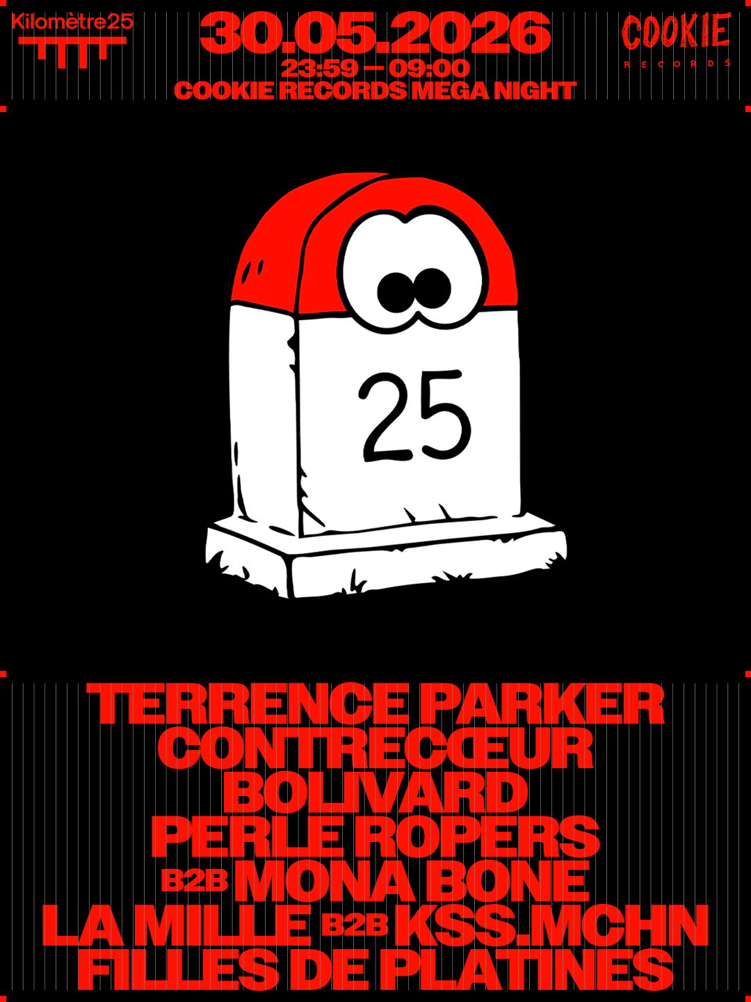 Cookie Open Air : Terrence Parker + Contrecoeur + Bolivard