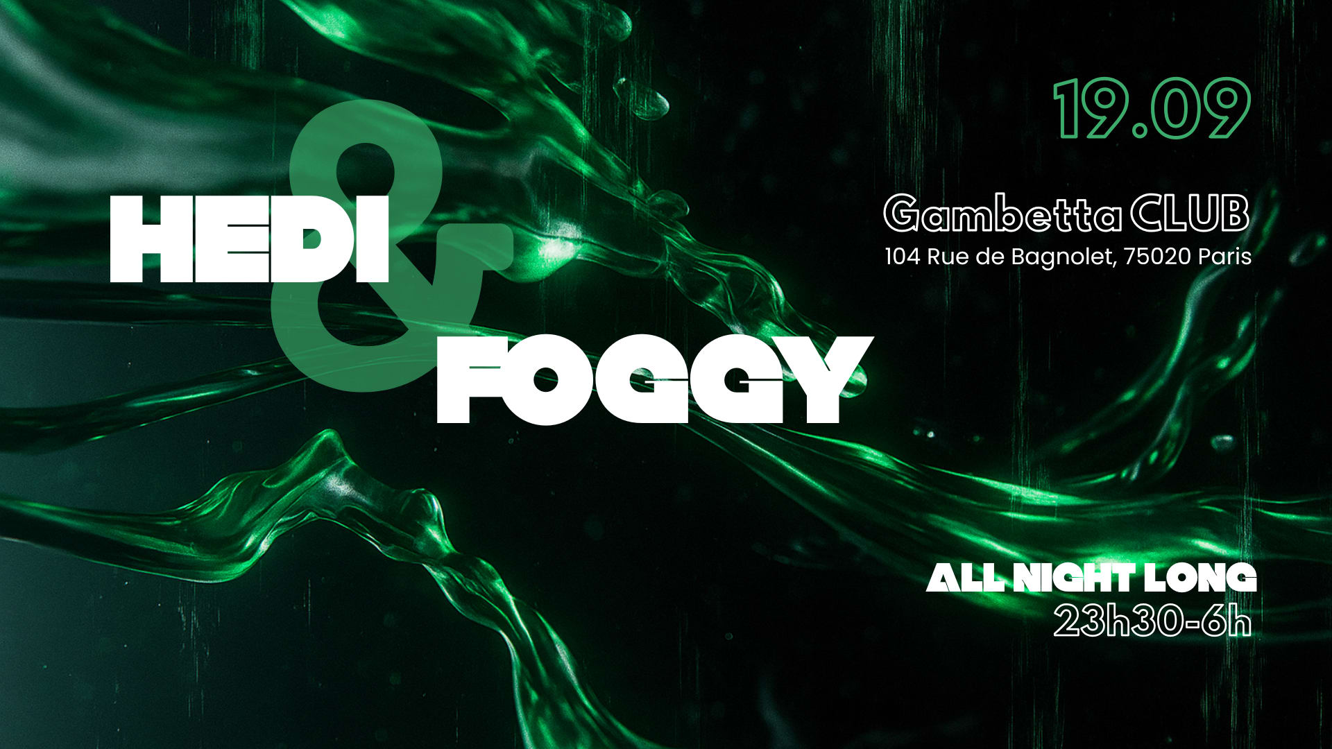 Gambetta : Hedi & Foggy - All Night Long