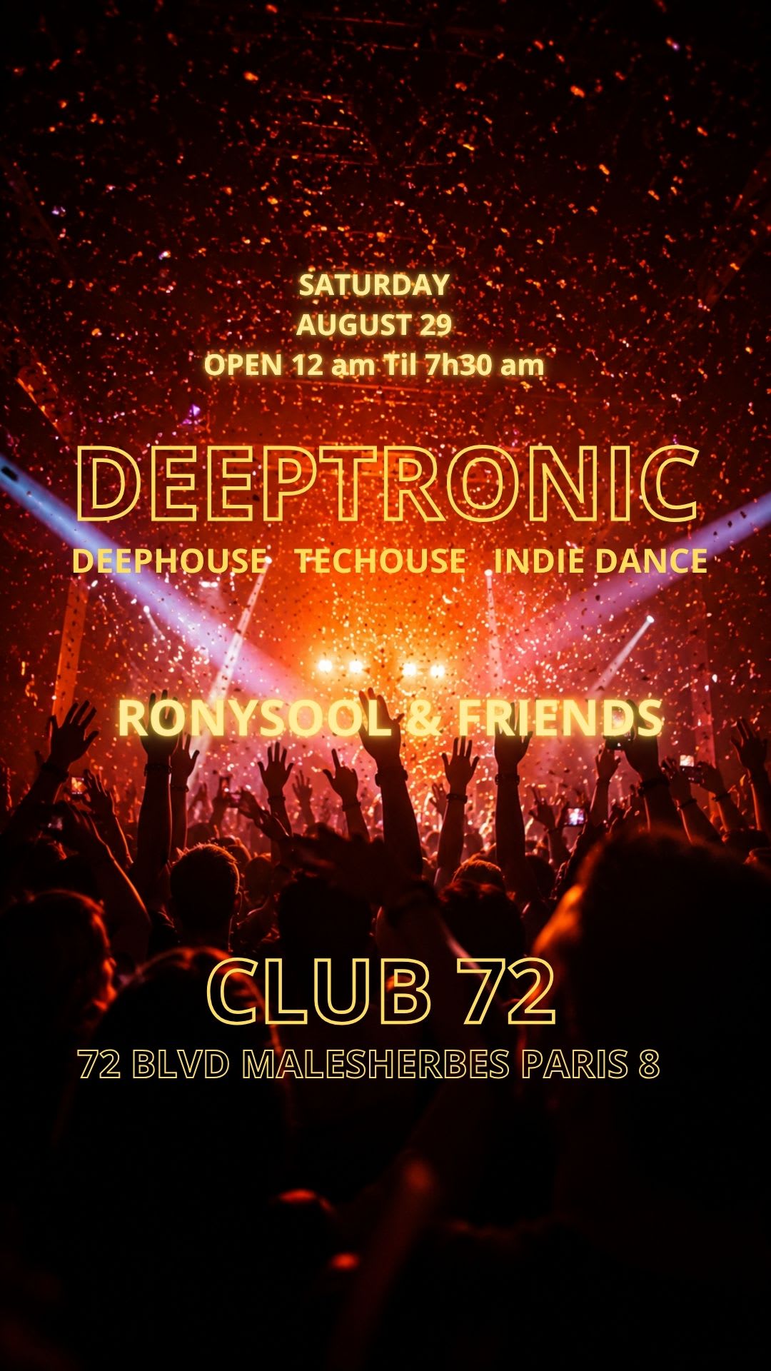 Deeptronic After Party@Club72