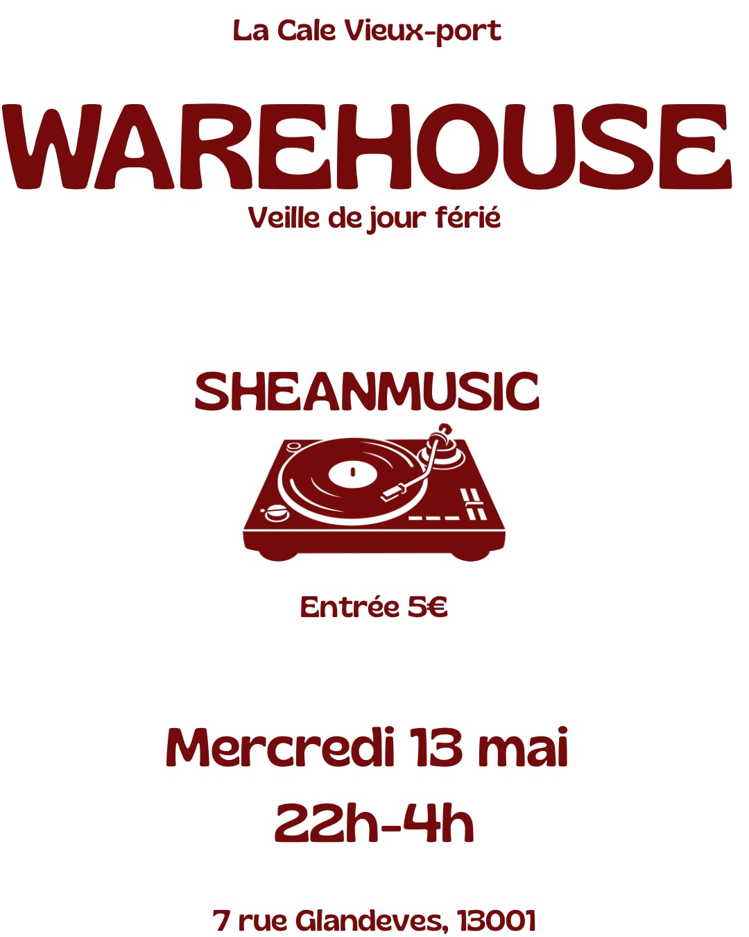 Warehouse X La Cale