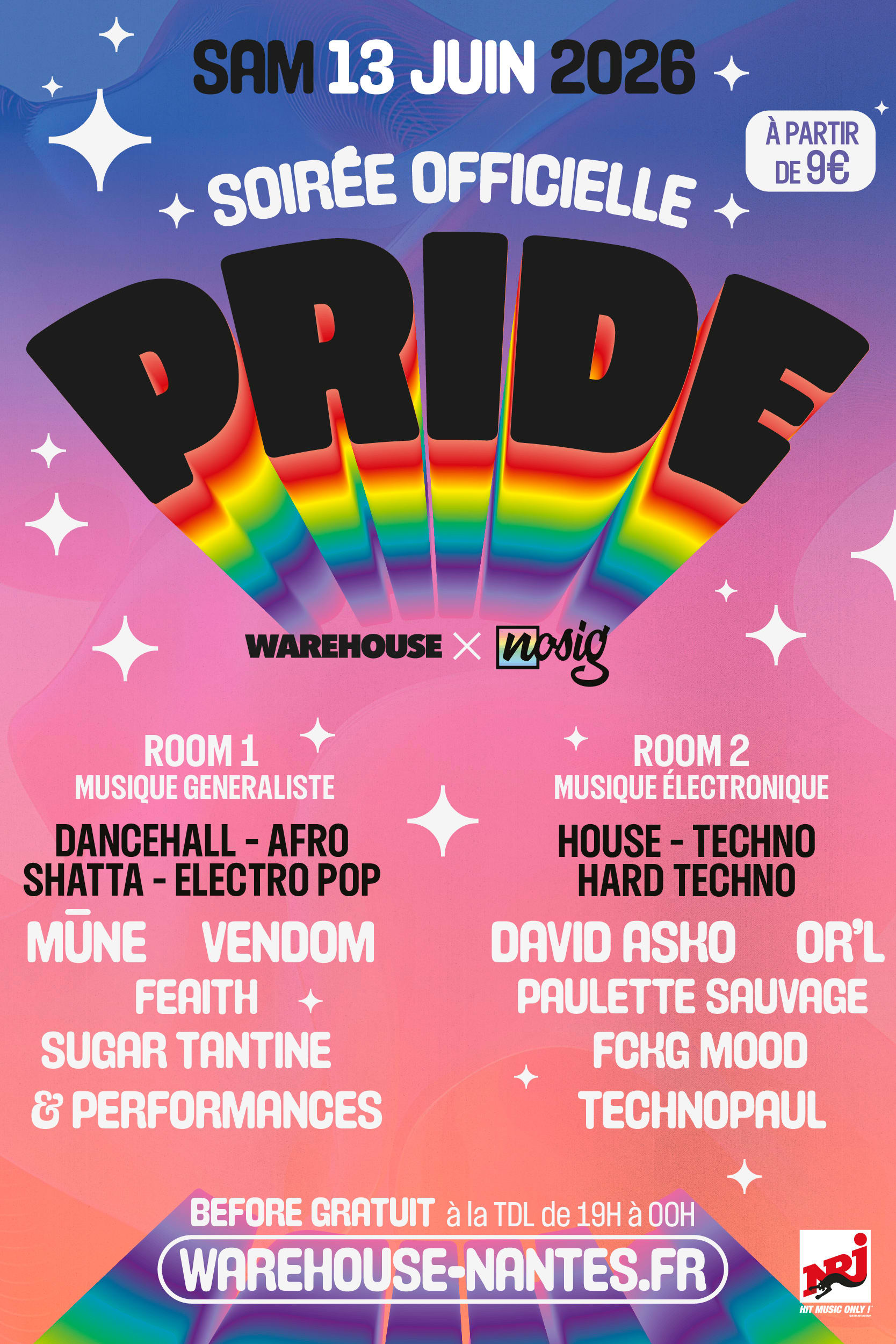 Pride 2026 - La Soirée Officielle À Nantes !