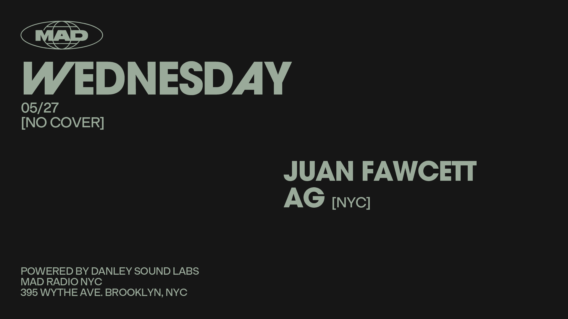 Juan Fawcett / Ag [Nyc]