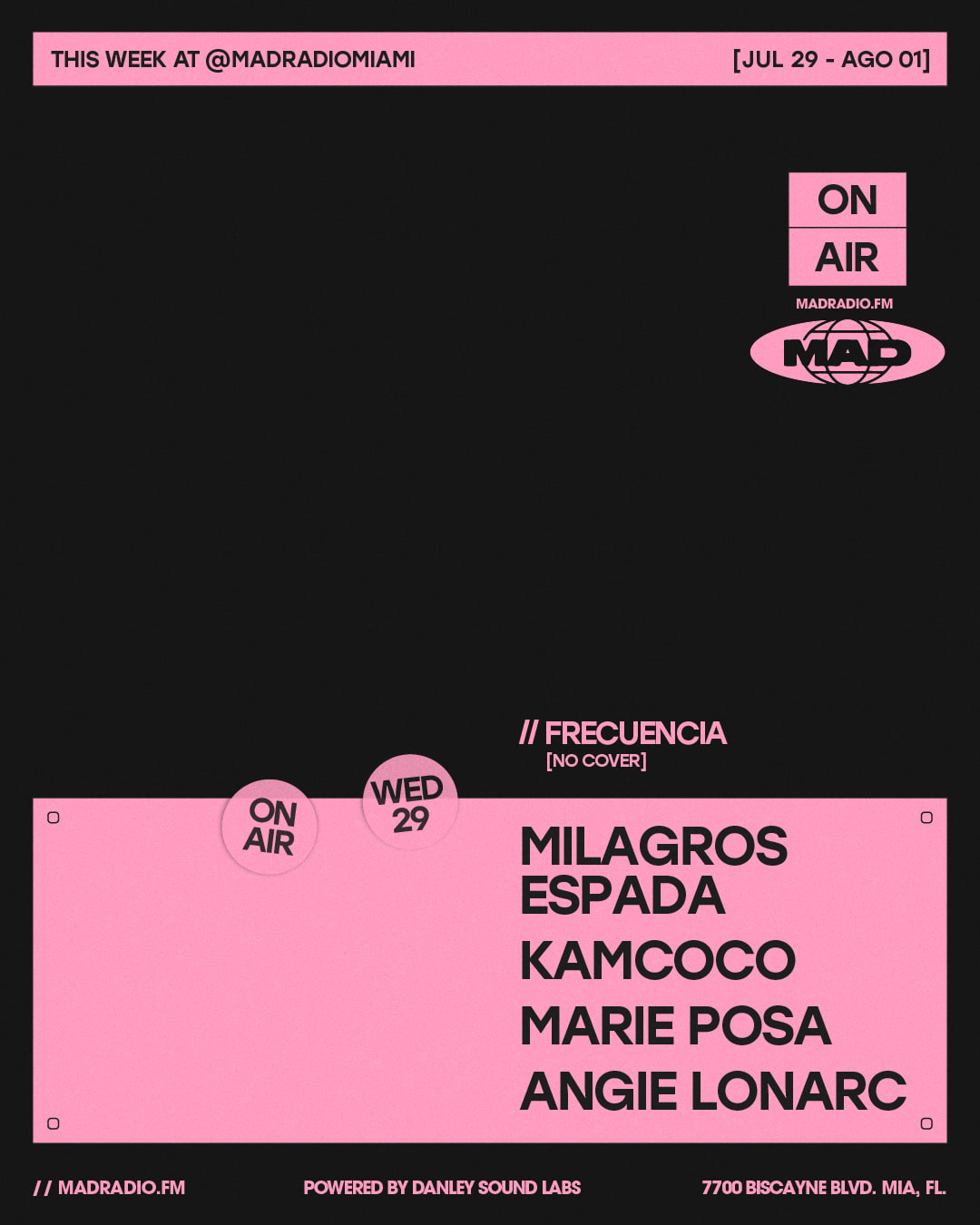 Frecuencia: Milagros Espada / Kamcoco / Marie Posa