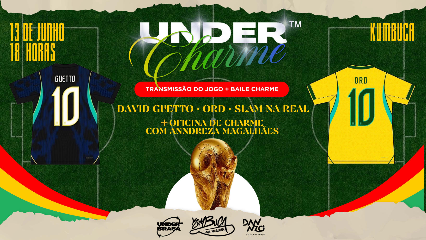 Under Charme + Transmissão Da Copa