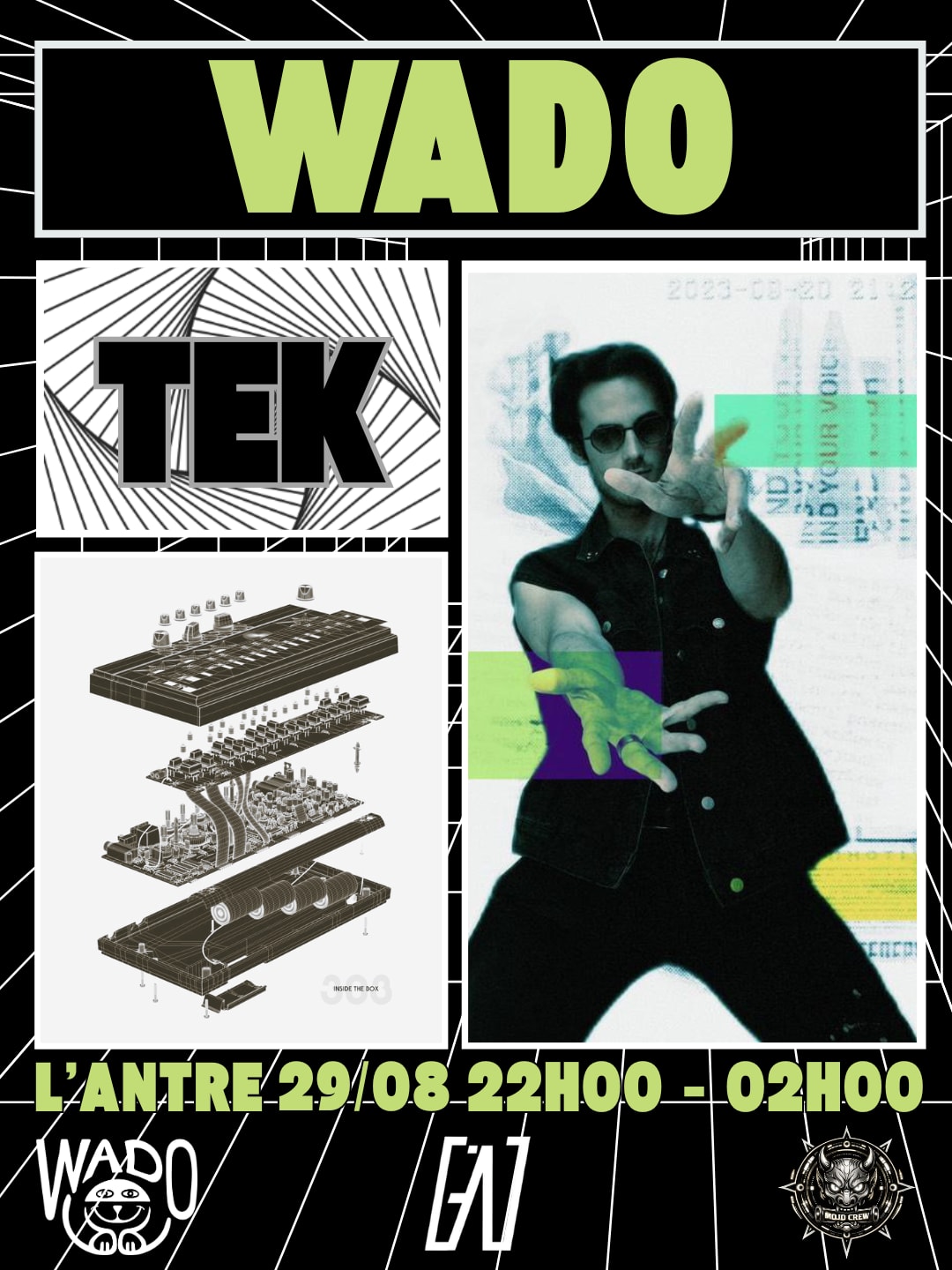 L'antre 29/08 W/ Wado